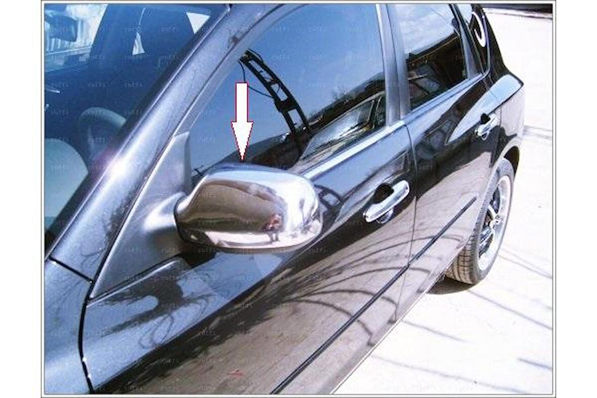 Mazda 3 Krom Ayna Kapağı 2 prç. 2003-2009 P. Çelik