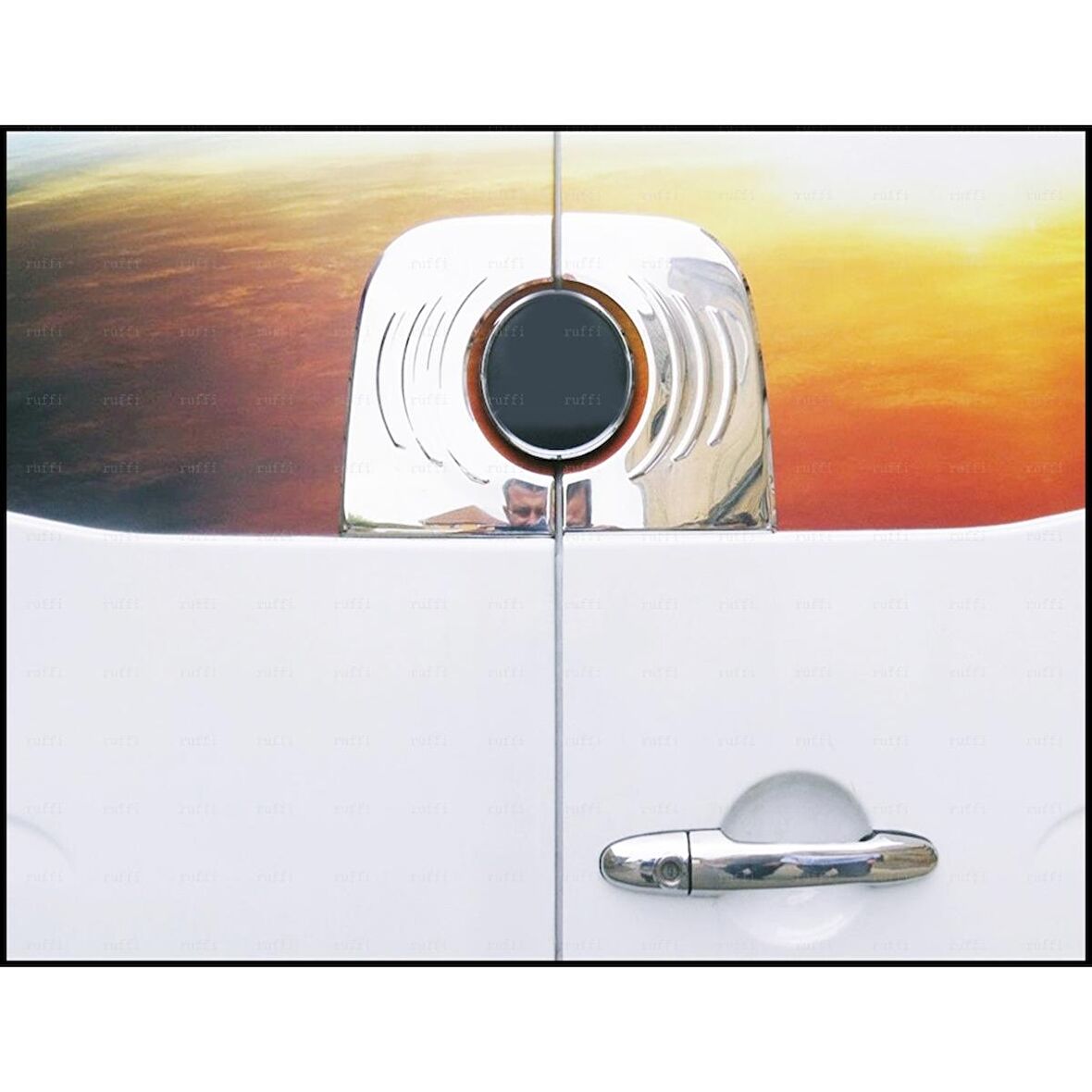 MERCEDES SPRİNTER W906 KROM ARKA AMBLEM ÇERÇEVE 2 PRÇ  2007-2018