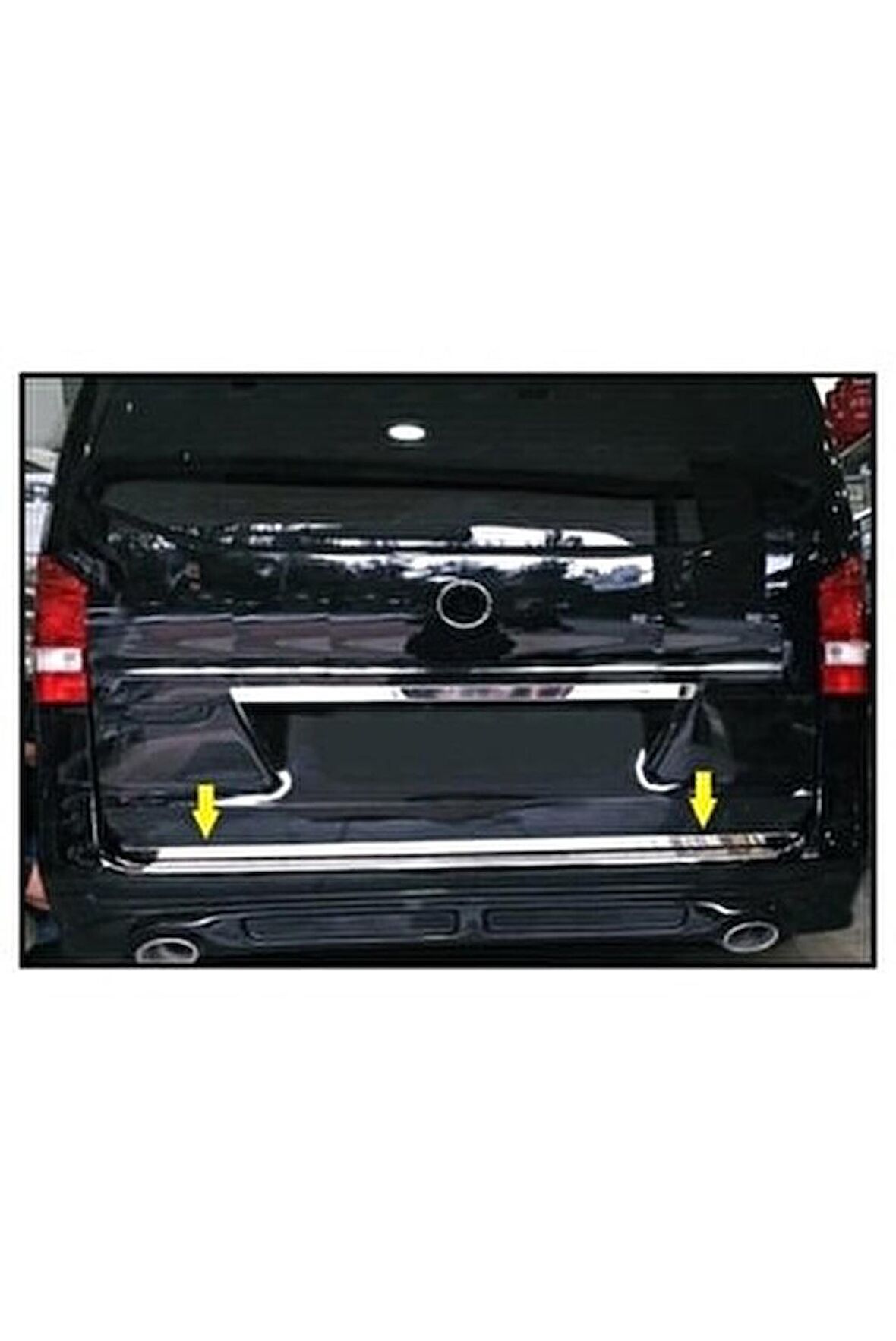 Mercedes Vito W447 Krom Alt Bagaj Çıtası 2014 Üzeri P. Çelik