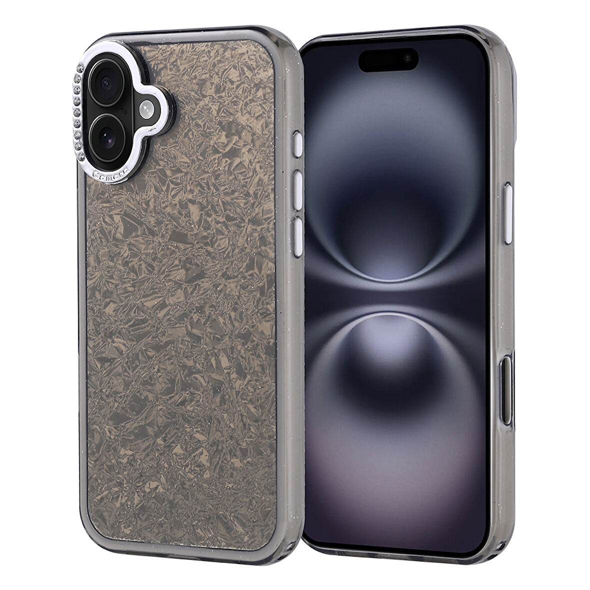 Apple iPhone 16 Plus Kılıf Taşlı Tasarımlı  Kapi Kapak