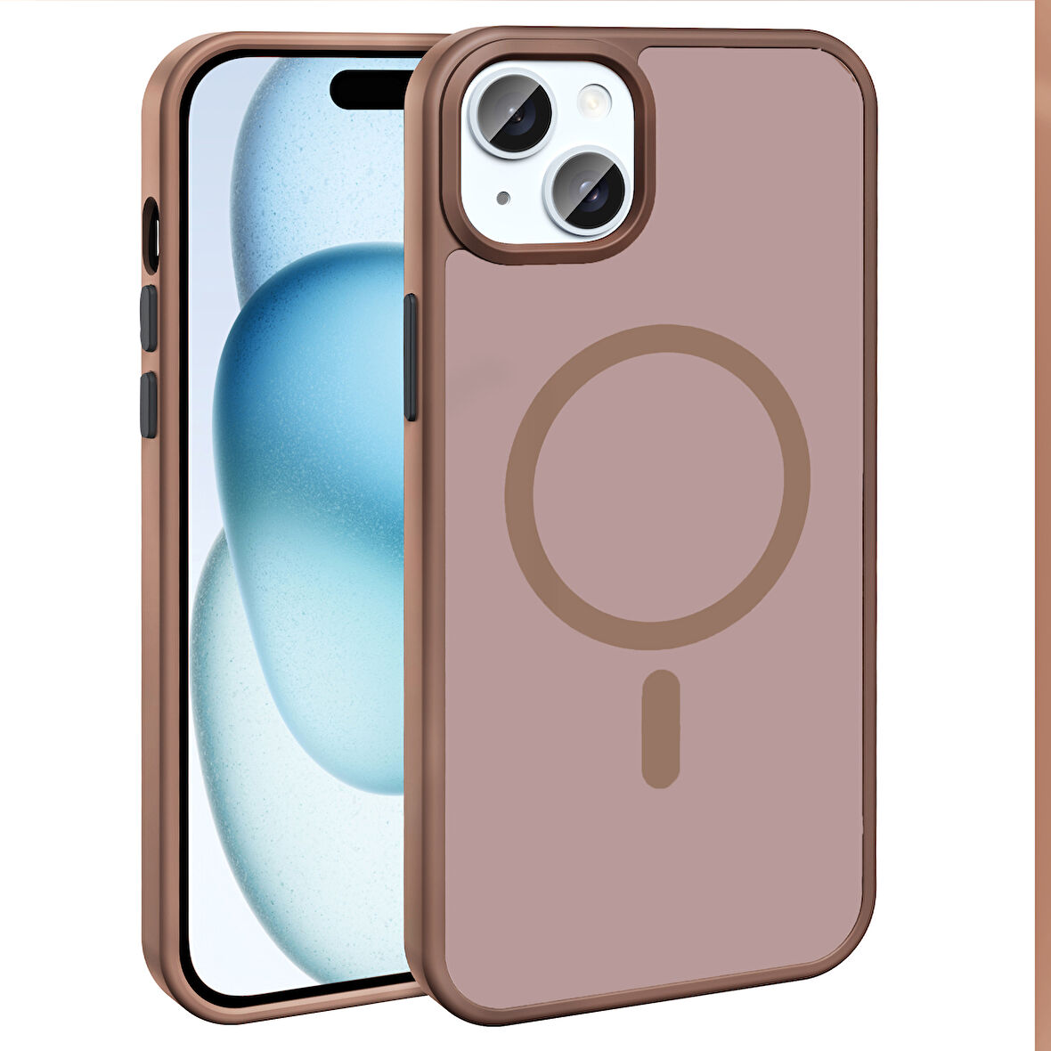 Apple iPhone 14 Plus Kılıf M-safe Şarj Özellikli Mat Arka Yüzey  Sio Kapak