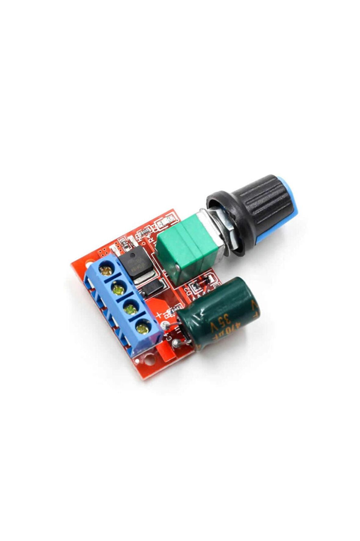 5a 35v Mini Dc Motor Pwm Potlu Hız Kontrol Devresi 90 Watt Açma Kapama Butonlu Ayarlanabilir Voltaj