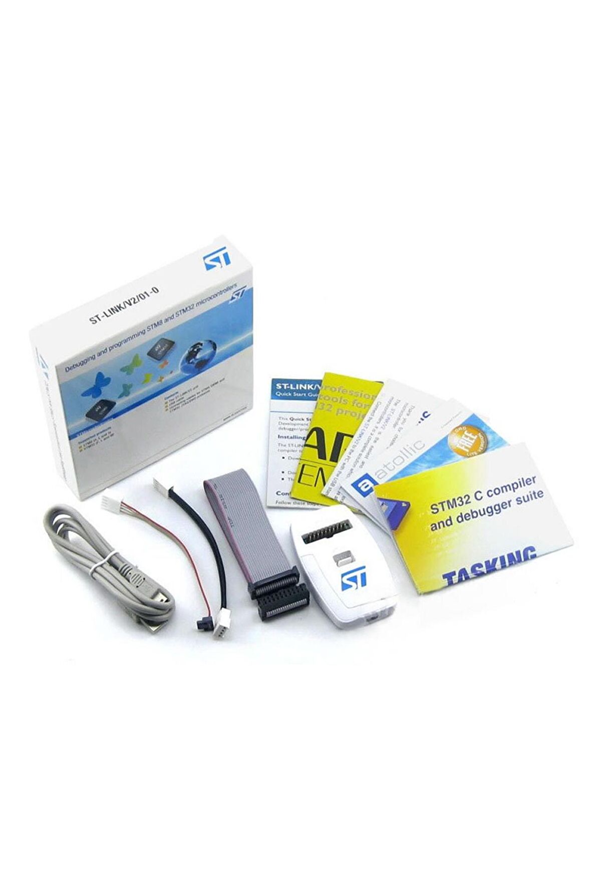 St-lınk V2 Arm Mcu Jtag Swim Swd Programlayıcı Debugger (ORİJİNAL ST ÜRÜNÜ)
