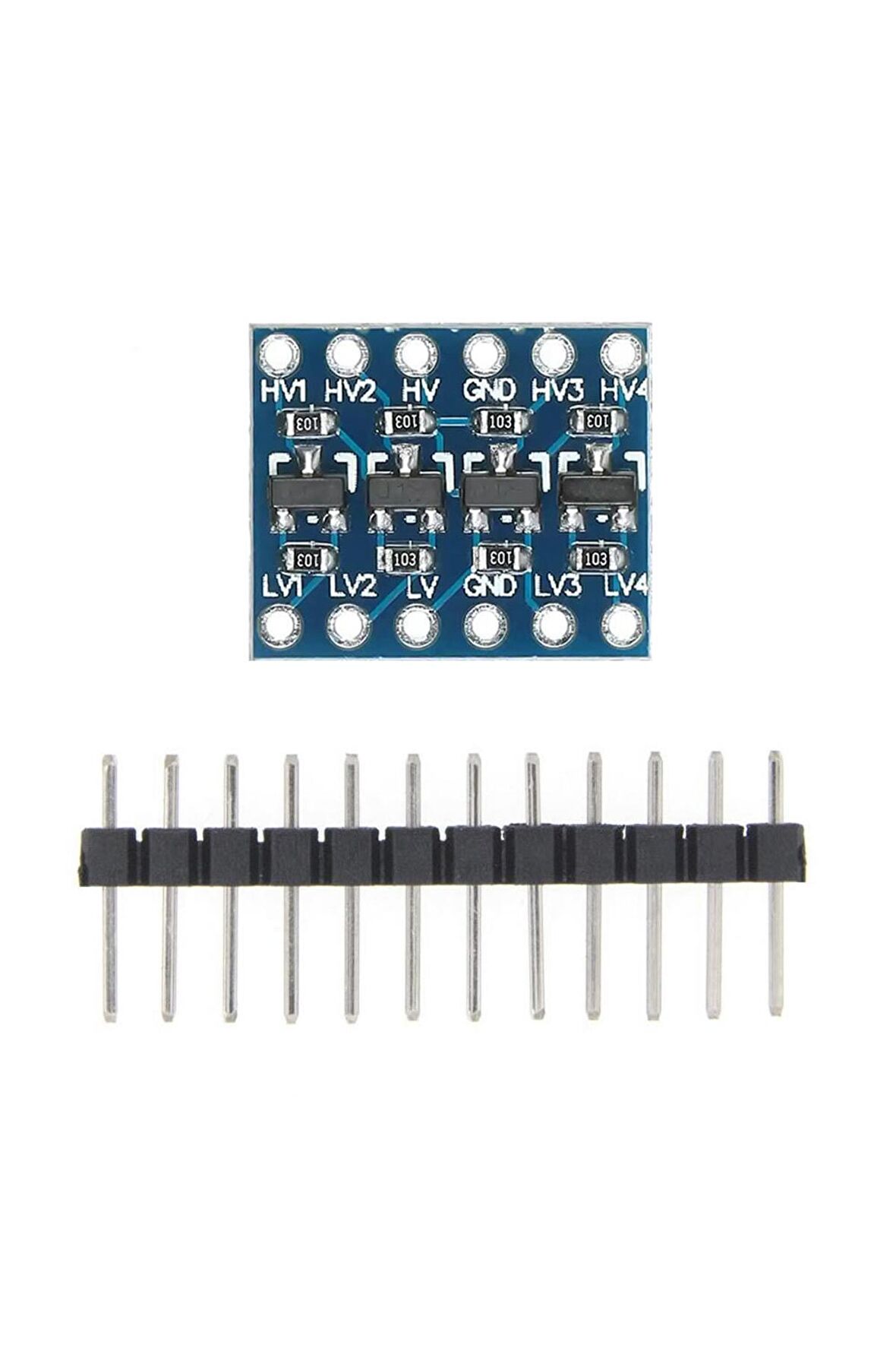 4 Kanal 2 Yönlü Lojik Seviye Dönüştürücü-5v 3.3v Sinyal Uygunlaştırıcı Iıc I2c Spı Uart Bi-direction