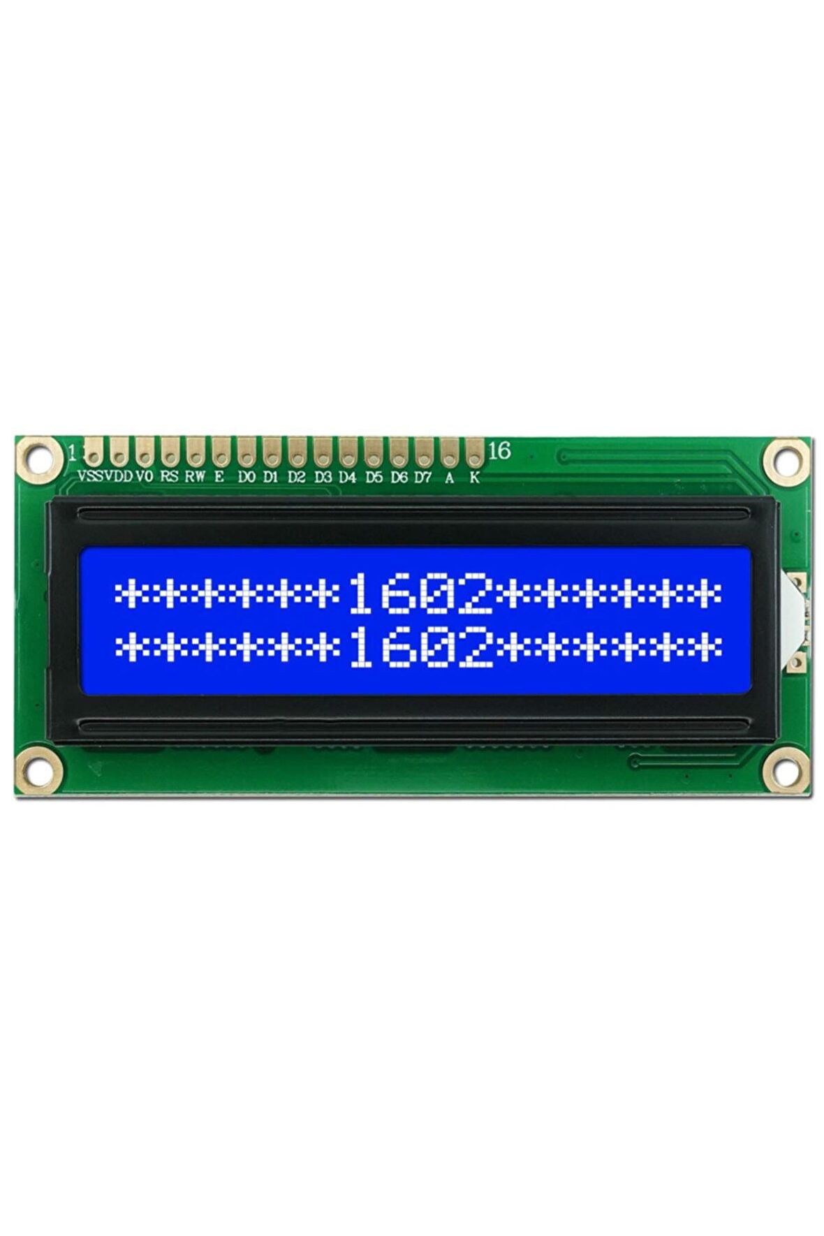 2x16 Karakter Mavi Lcd 1602a Arduino 16x2
