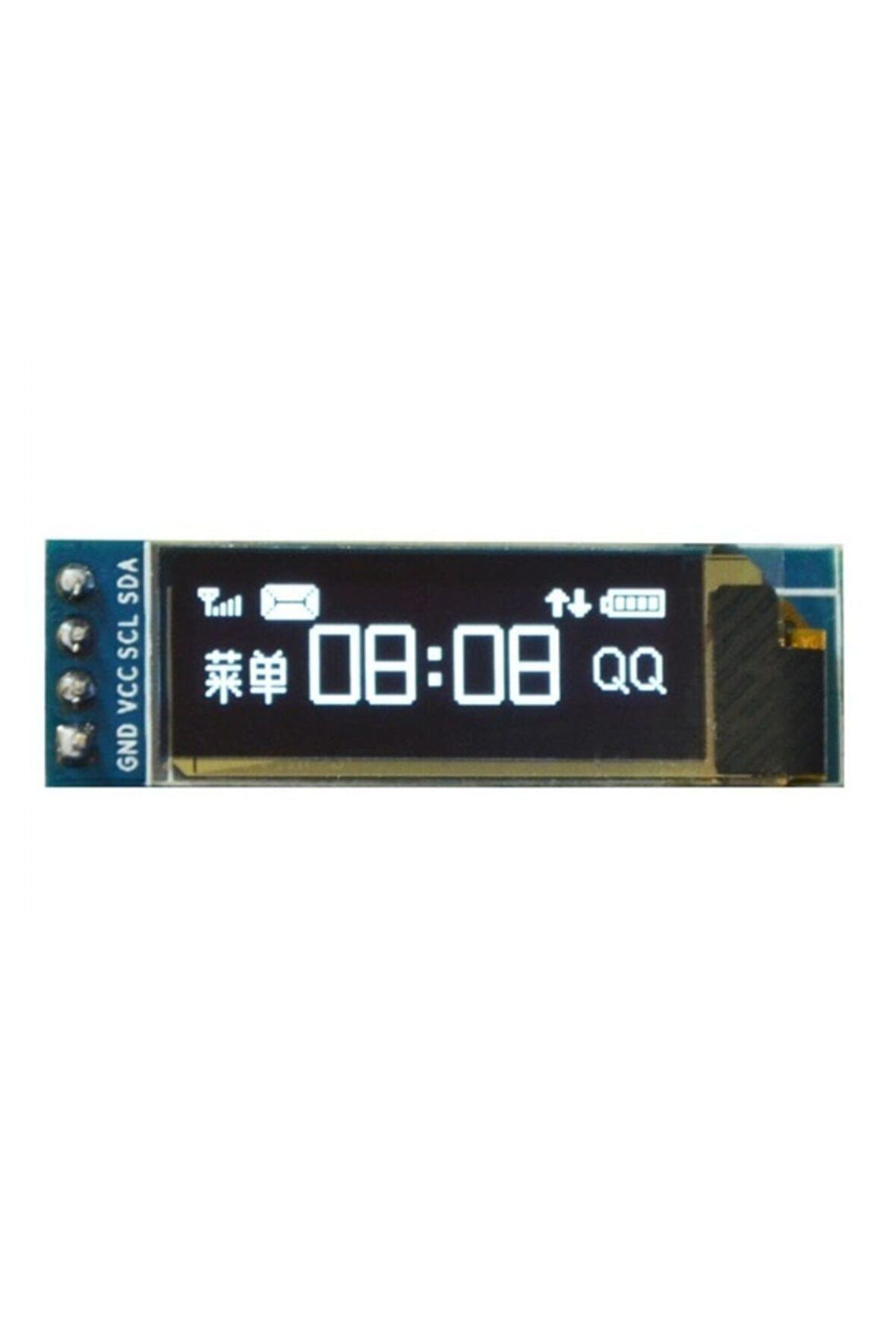 128x32 Oled Lcd Ekran 0.91 Inch Beyaz Arduino Uyumlu