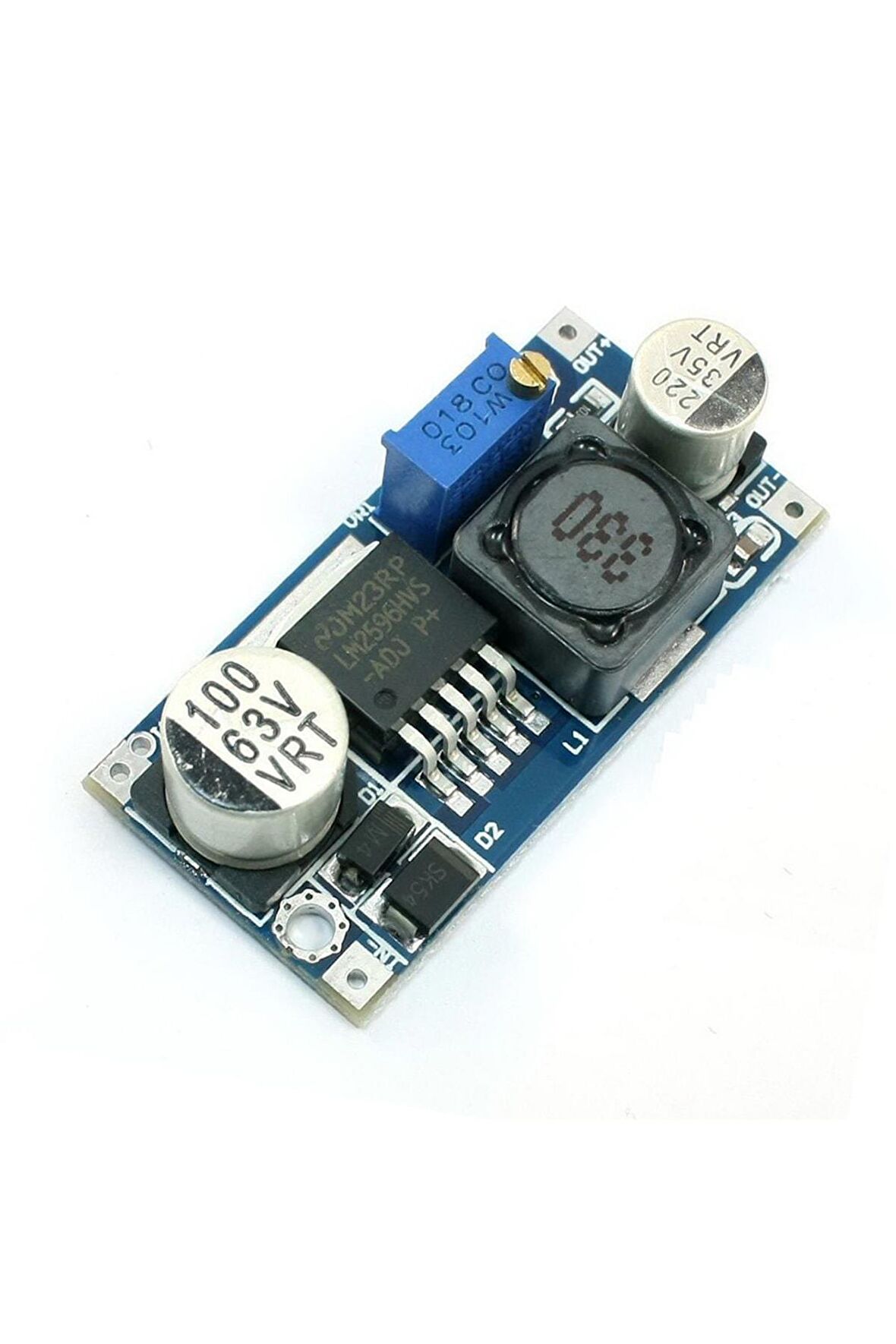 Ayarlanabilir 3a Mini Güç Kaynağı Voltaj Düşürücü Lm2596 Modül