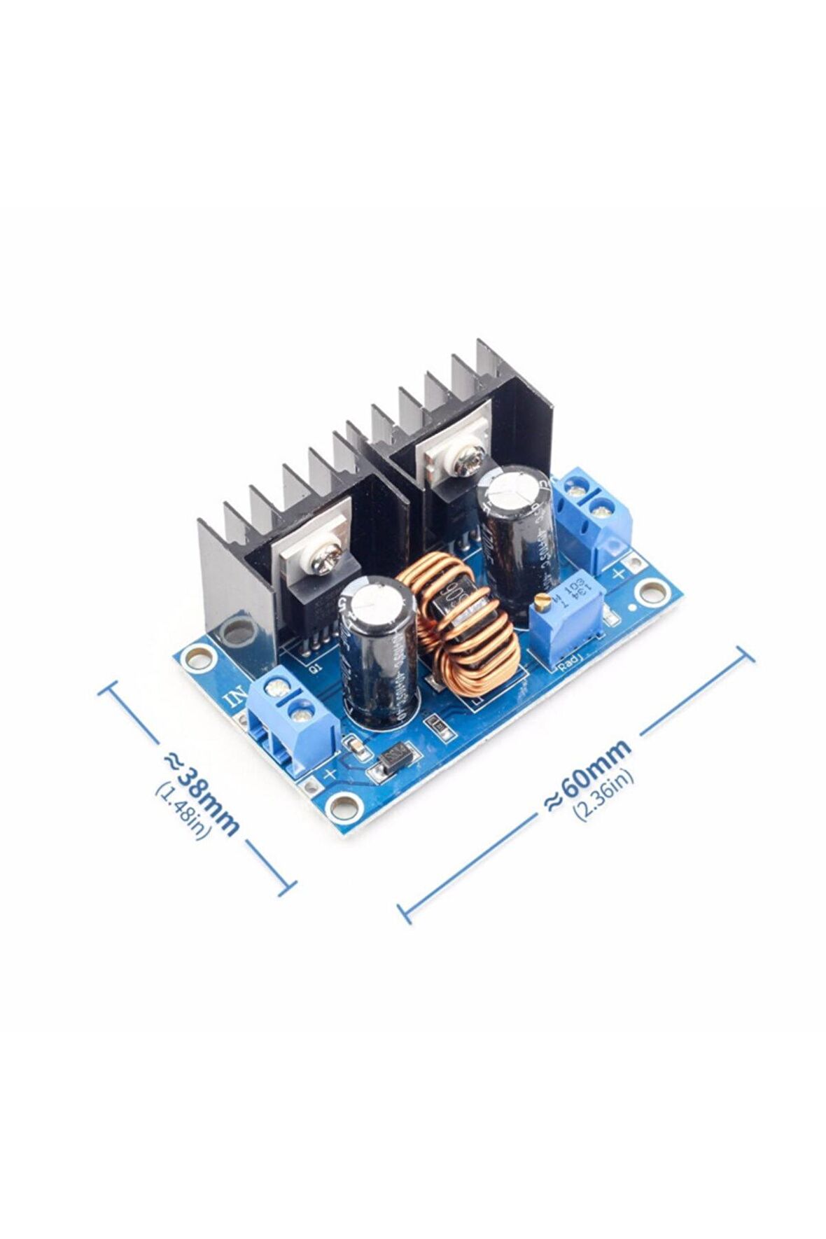 Xl4016 40v 5a Ayarlanabilir Güç Kaynağı ( Voltaj Düşürür )