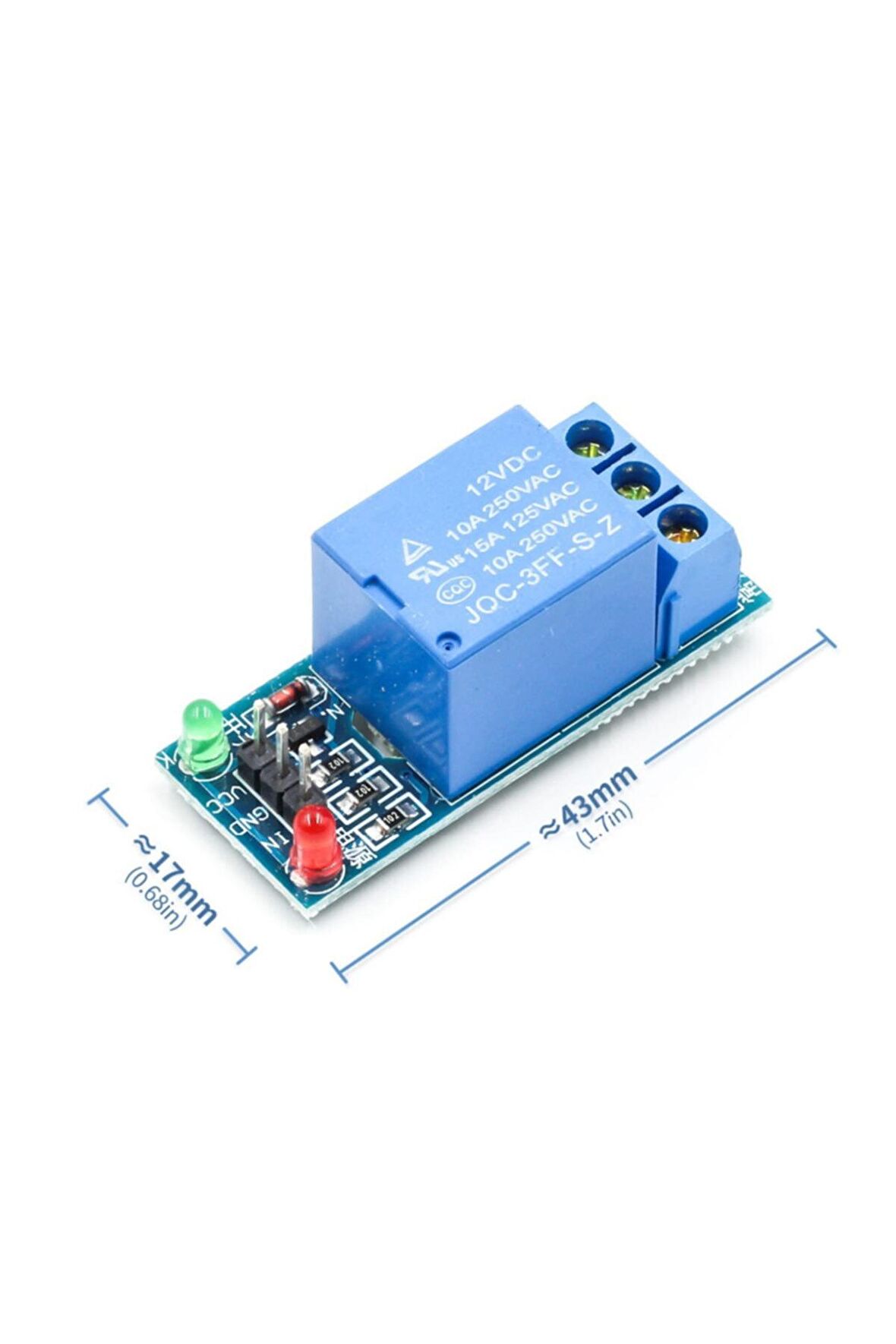 1 Kanal 12v Röle Modül Ac 250v 10a Arduino