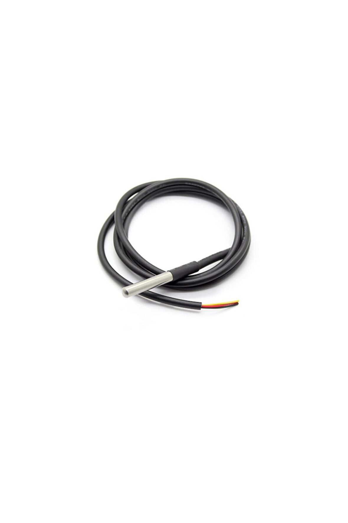 Kablolu Su Geçirmez Ds18b20 Ds1820 Sıcalık Isı Sensörü 1 Metre