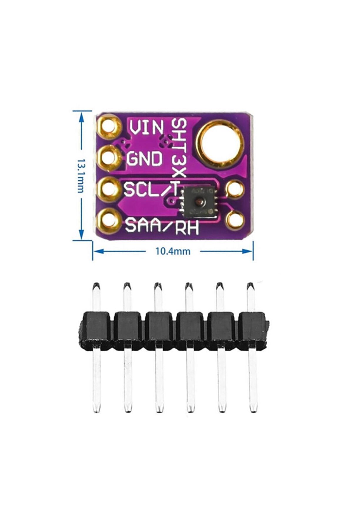 Sht30 Sıcaklık Isı Ve Nem Sensör Modülü -40c / 125c 0rh / 100rh Dijital Klima Termostat Medikal End.
