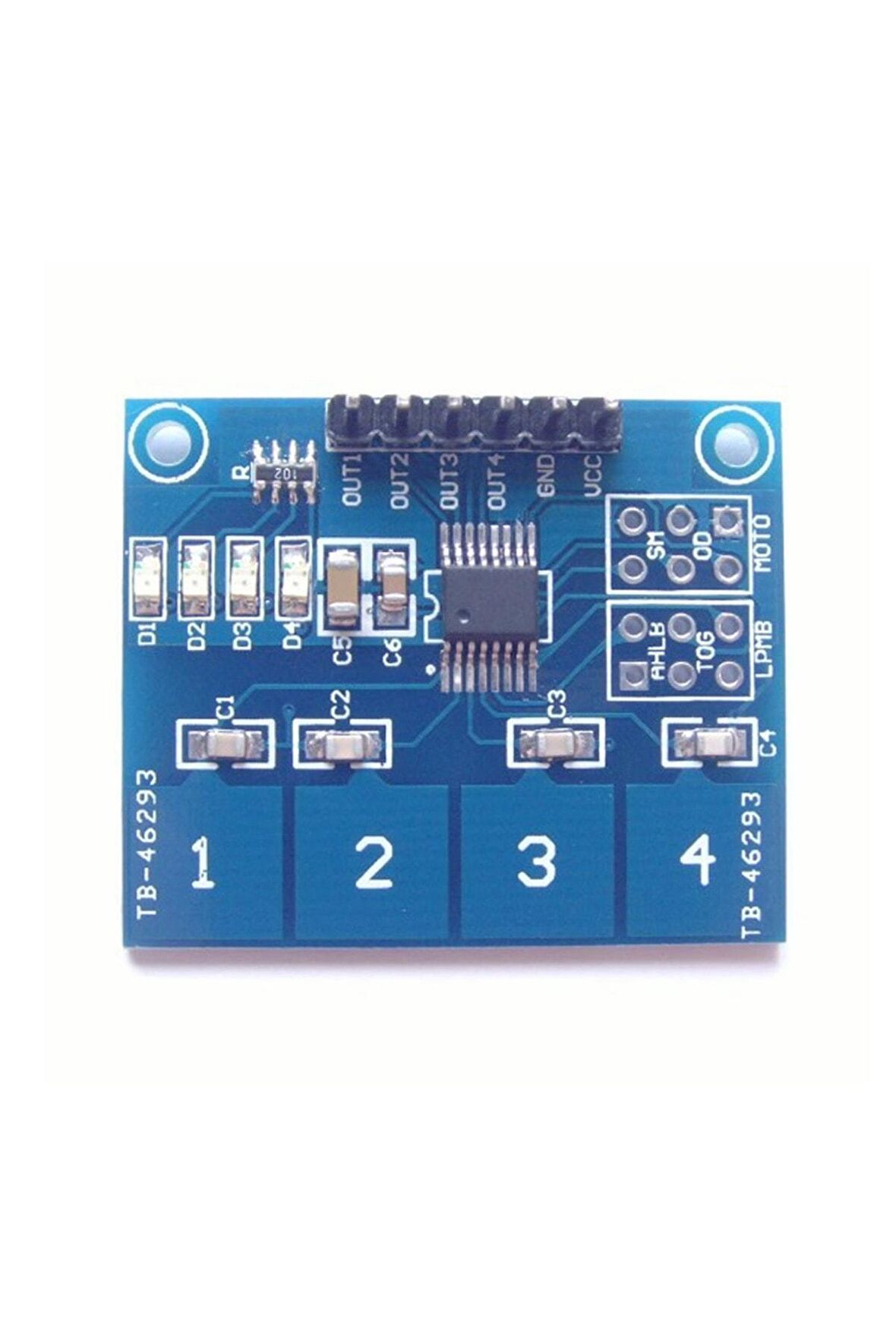 Ttp224 4 Kanal Dokunmatik Buton Sensör Modülü Kapasitif Dijital Tuş Algılayıcı Anahtar Keypad