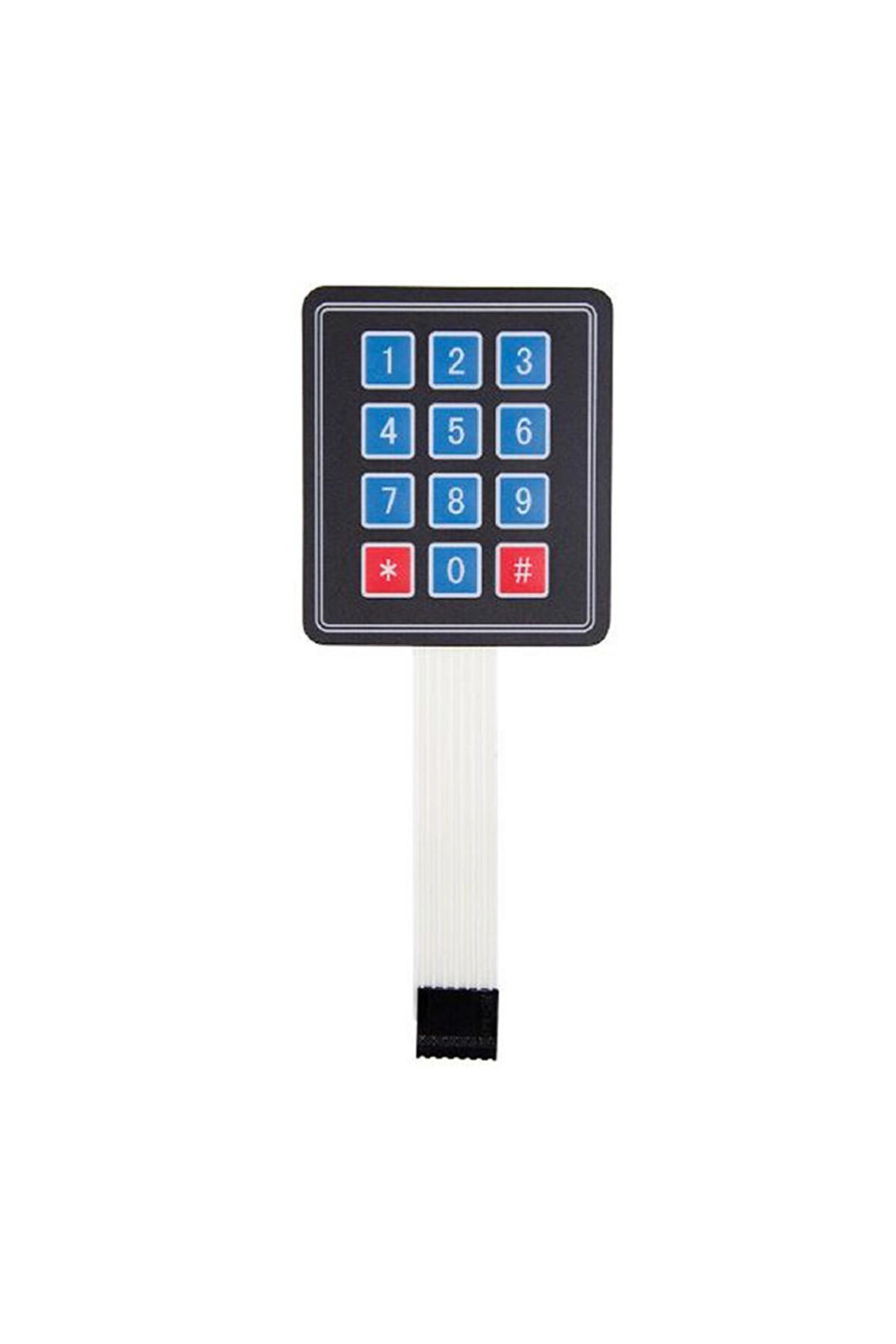 4 X 3 Matrix Membran Keypad 12 Buton Tuş Takımı Keyboard Klavye Alarm Şifre Kilit Röle Kontrol