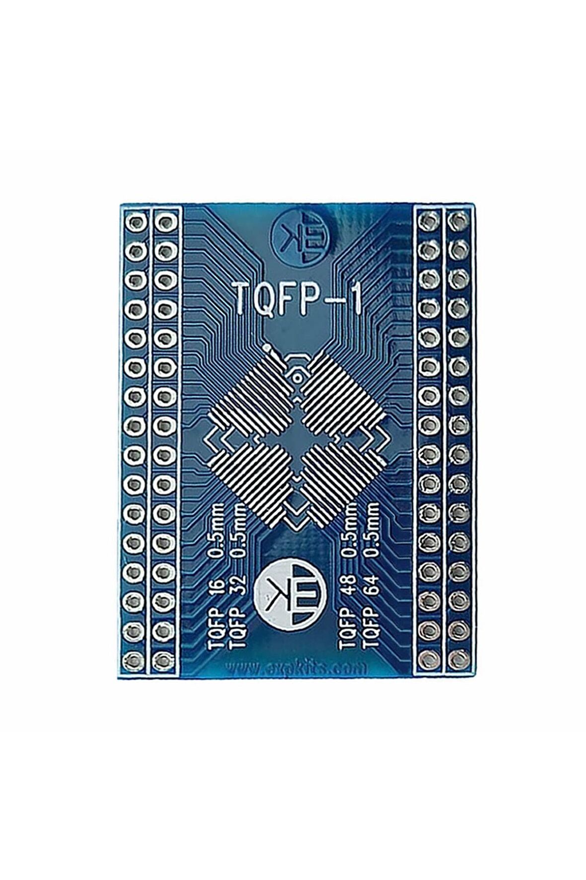Tqfp-1 0.5mm Smd Dip Çevirici Pcb Tqfp16 Tqfp32 Tqfp48 Tqfp64