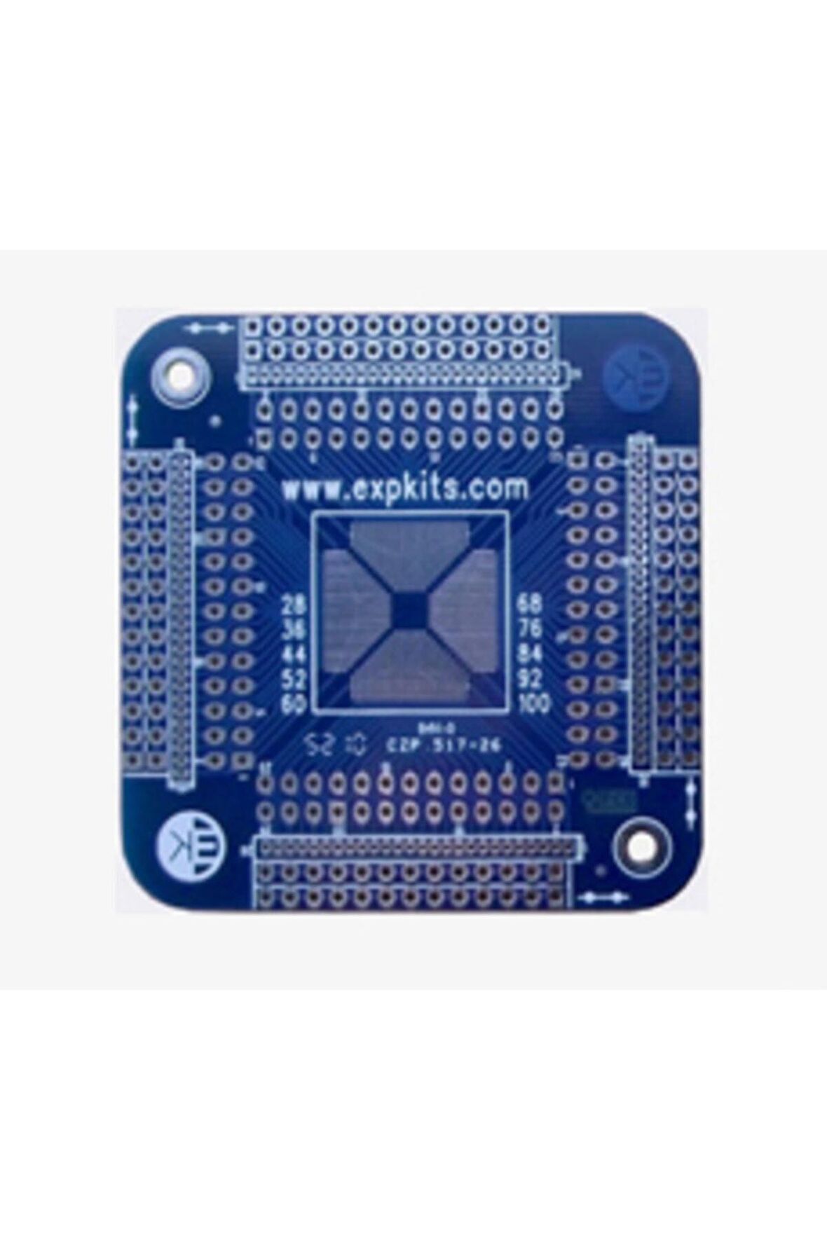 0.5mm Uni. Tqfp To Dıp Çevirici Pcb Smd Dip Proto Pertenaks Devre