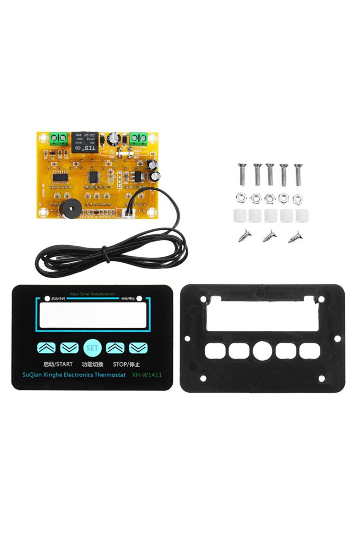 Xh-w1411 Dijital Termostat Zamanlayıcı Modül Kuluçka Pet Akvaryum Isıtıcı Soğutucu Kontrol Cihazı
