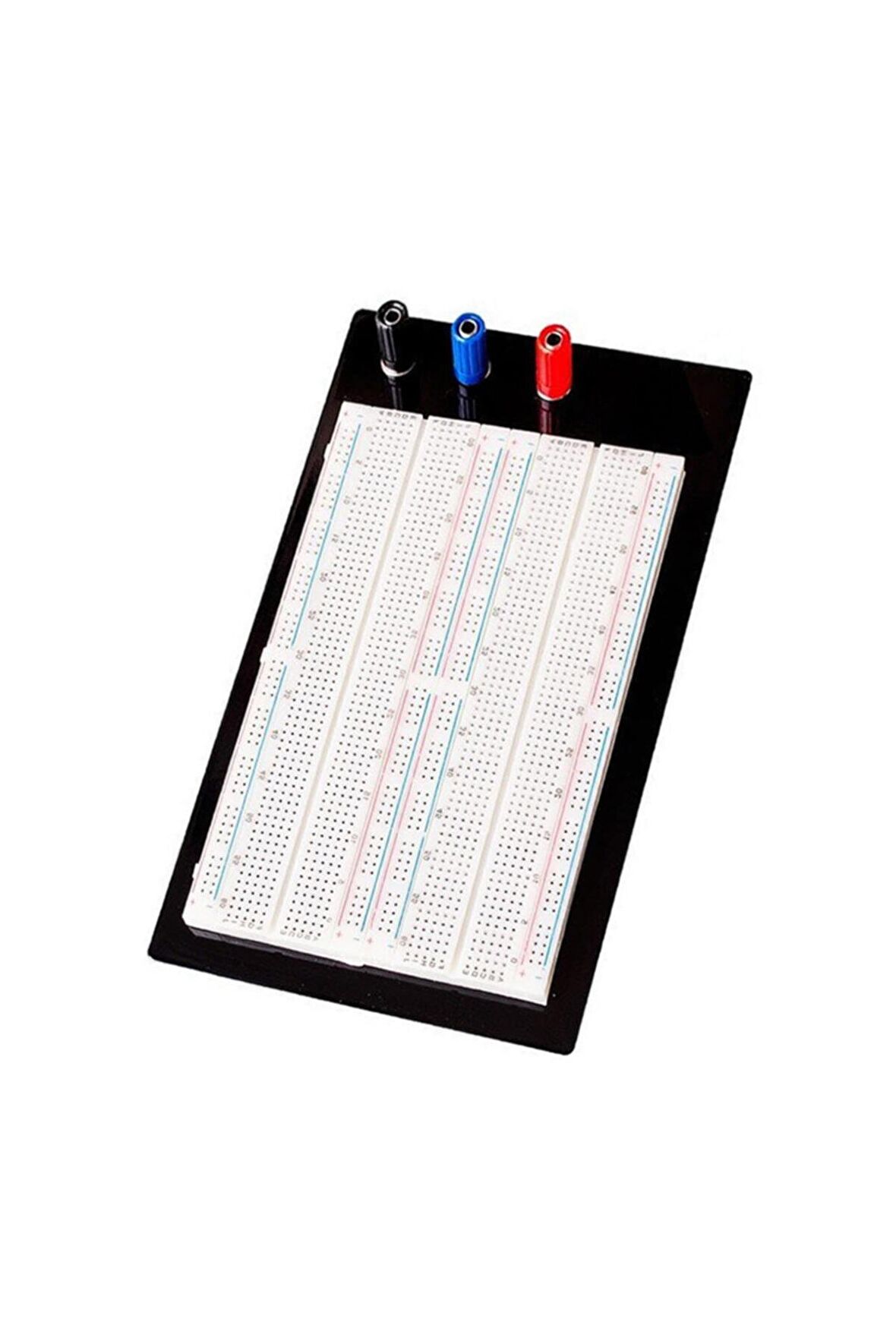 Syb-1660 Ikili Bread Board  Uyumlu 1660 Nokta Elektronik Prototip Devre
