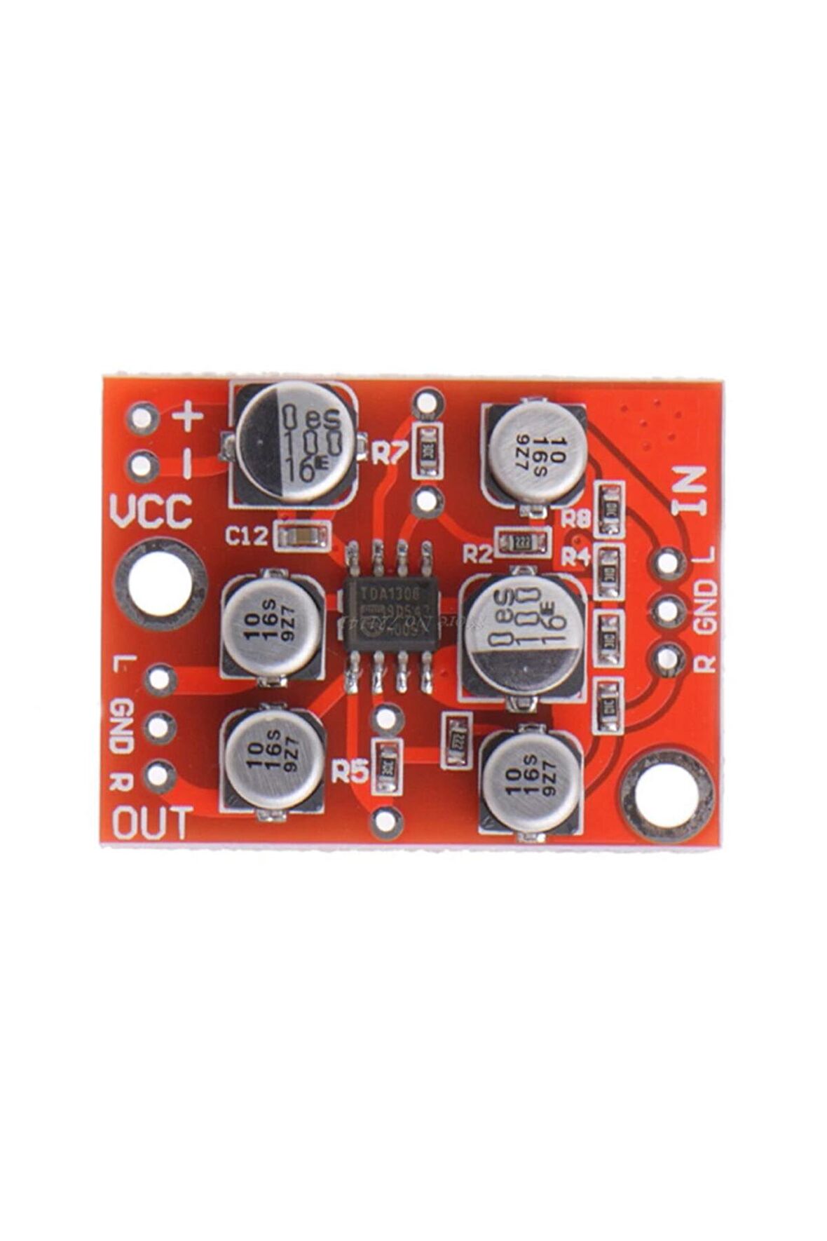 Ad828 Preamp Modül Ses Yükseltici Amfi Sterio Ses Kuvvetlendirici