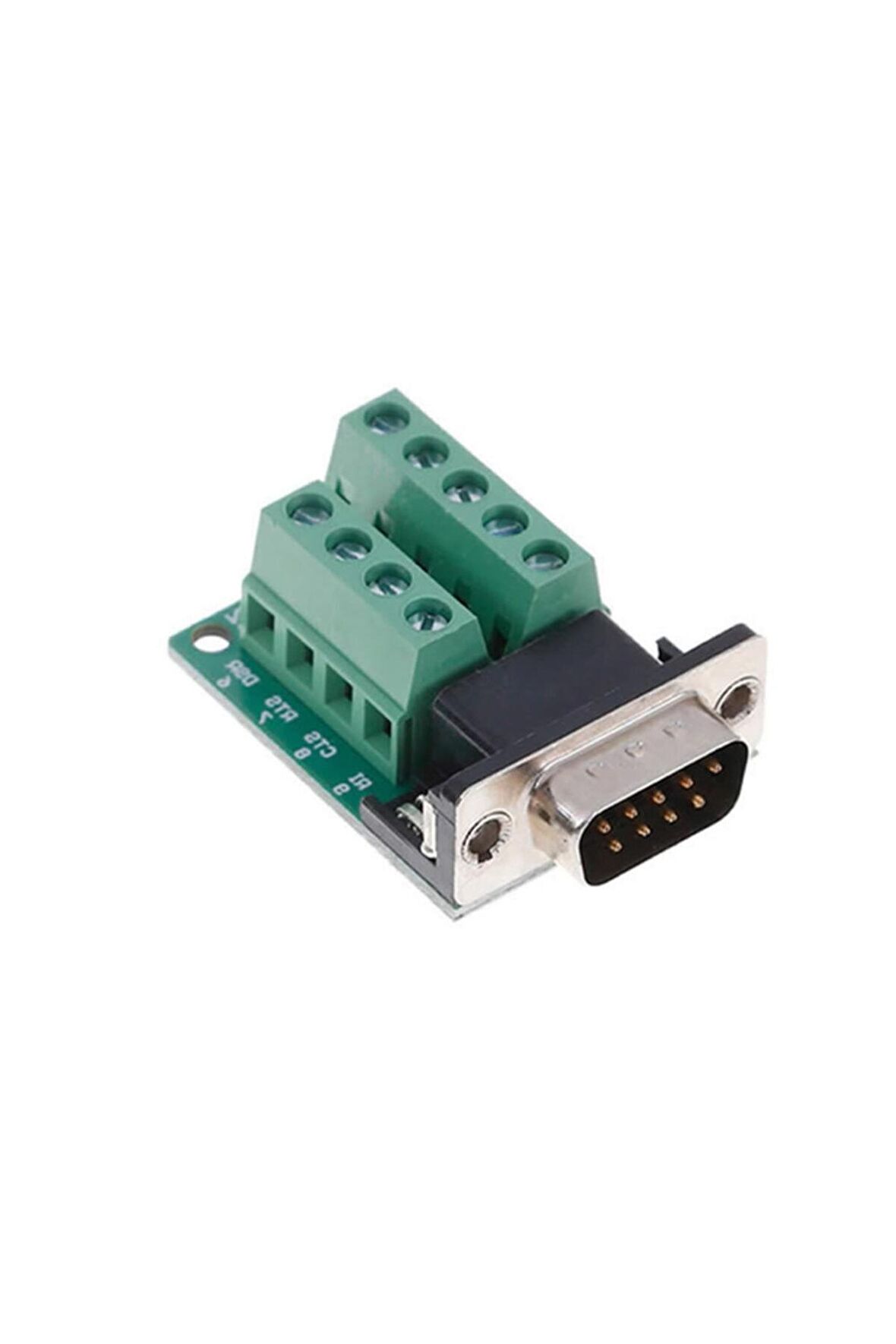 Db9 To Dip Adaptör Erkek 9 Pin Rs232 Com Port Klemens Çevirici
