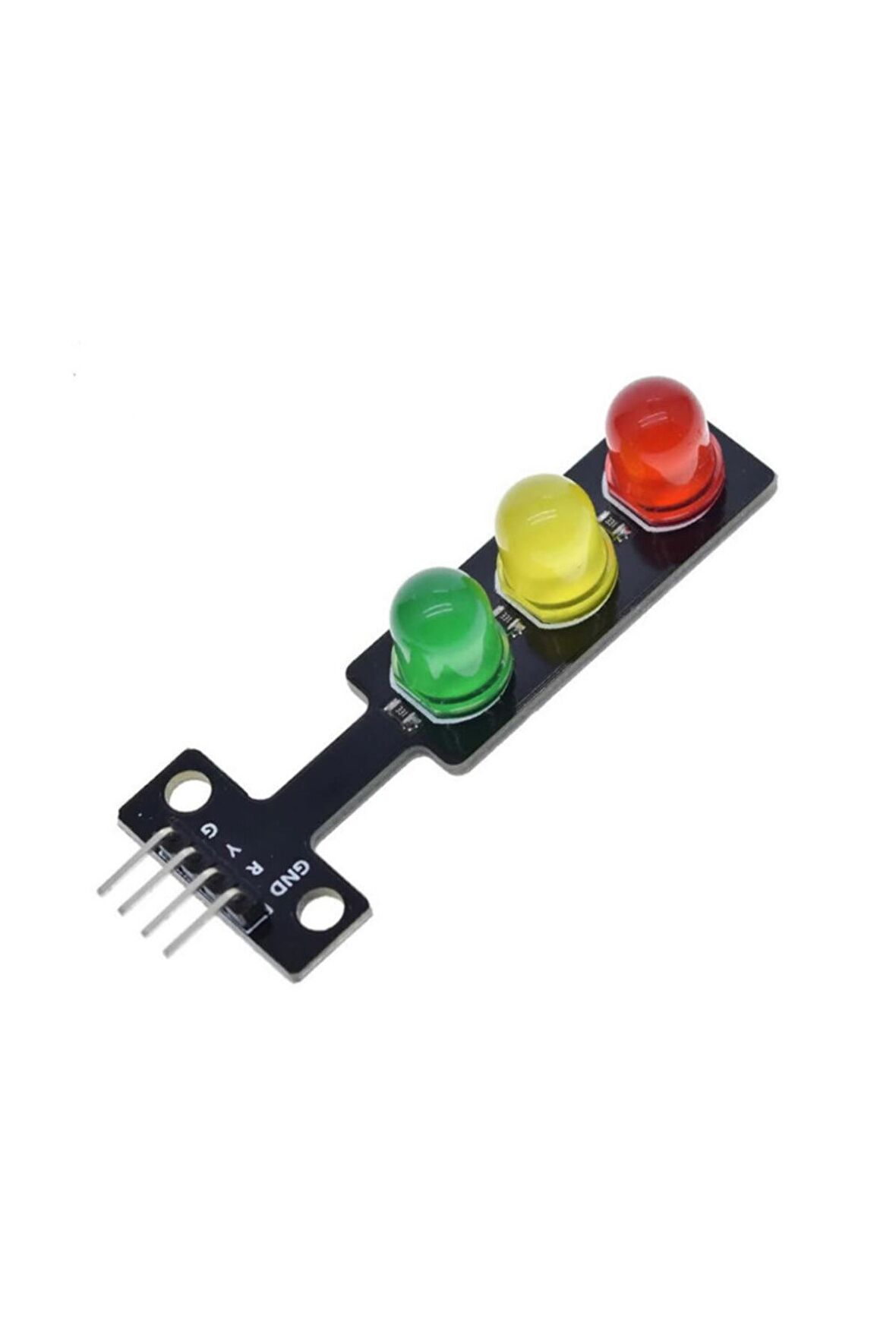 Trafik Işık Led Modülü 5v Ortak Katot 8mm Led Kırmızı Sarı Yeşil