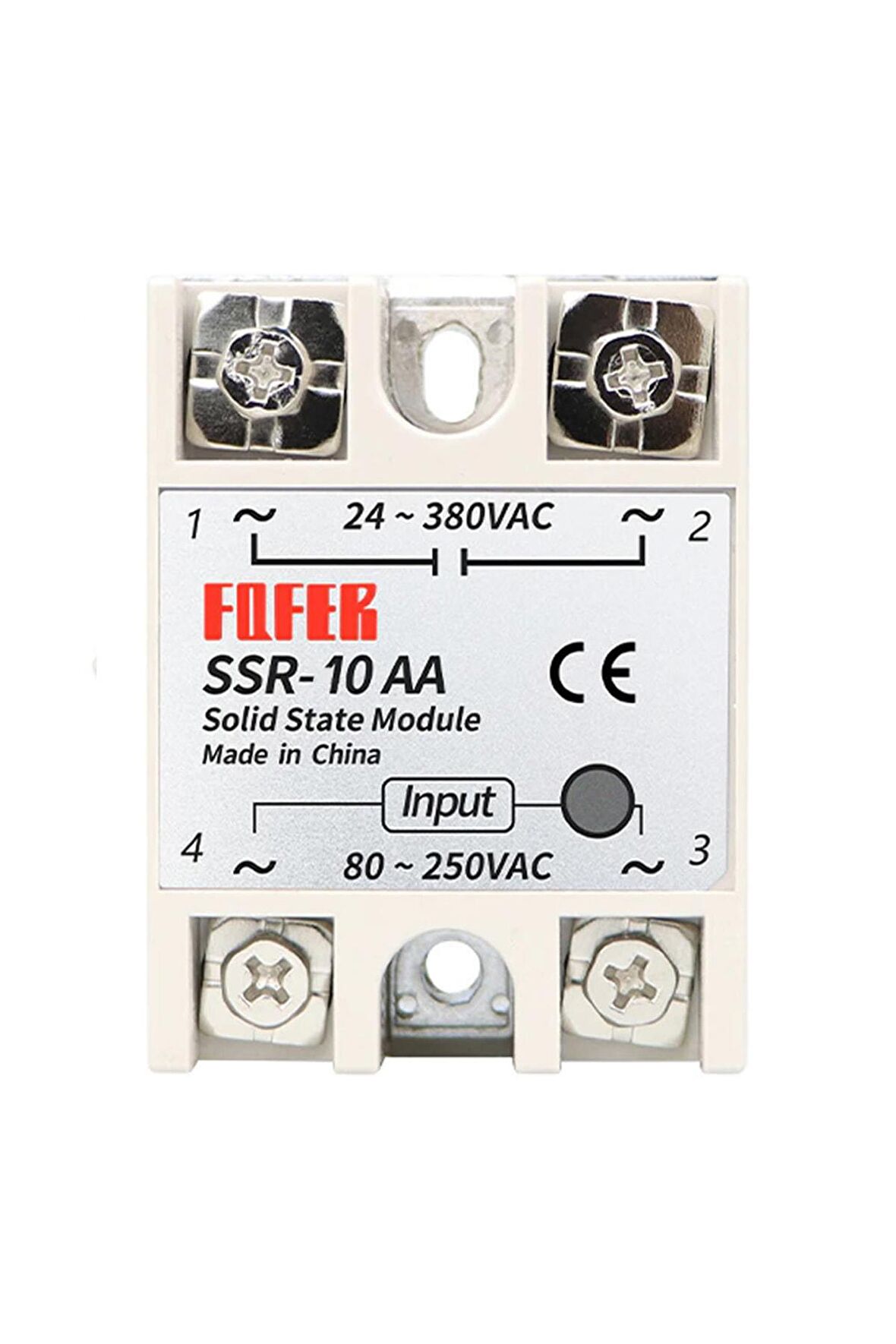 Ssr-10aa Ssr Röle Ssr Tek Fazlı Solid State Röle 80-250v Ac 10a