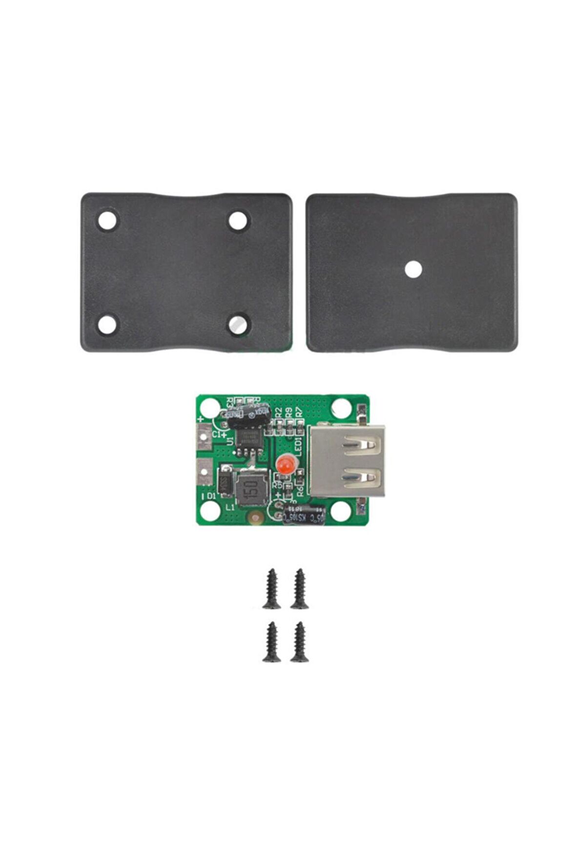 Solar Panel Kontrol Kartı Usb 5v 2a Kutu Dc 6-20v Voltaj Düşürücü