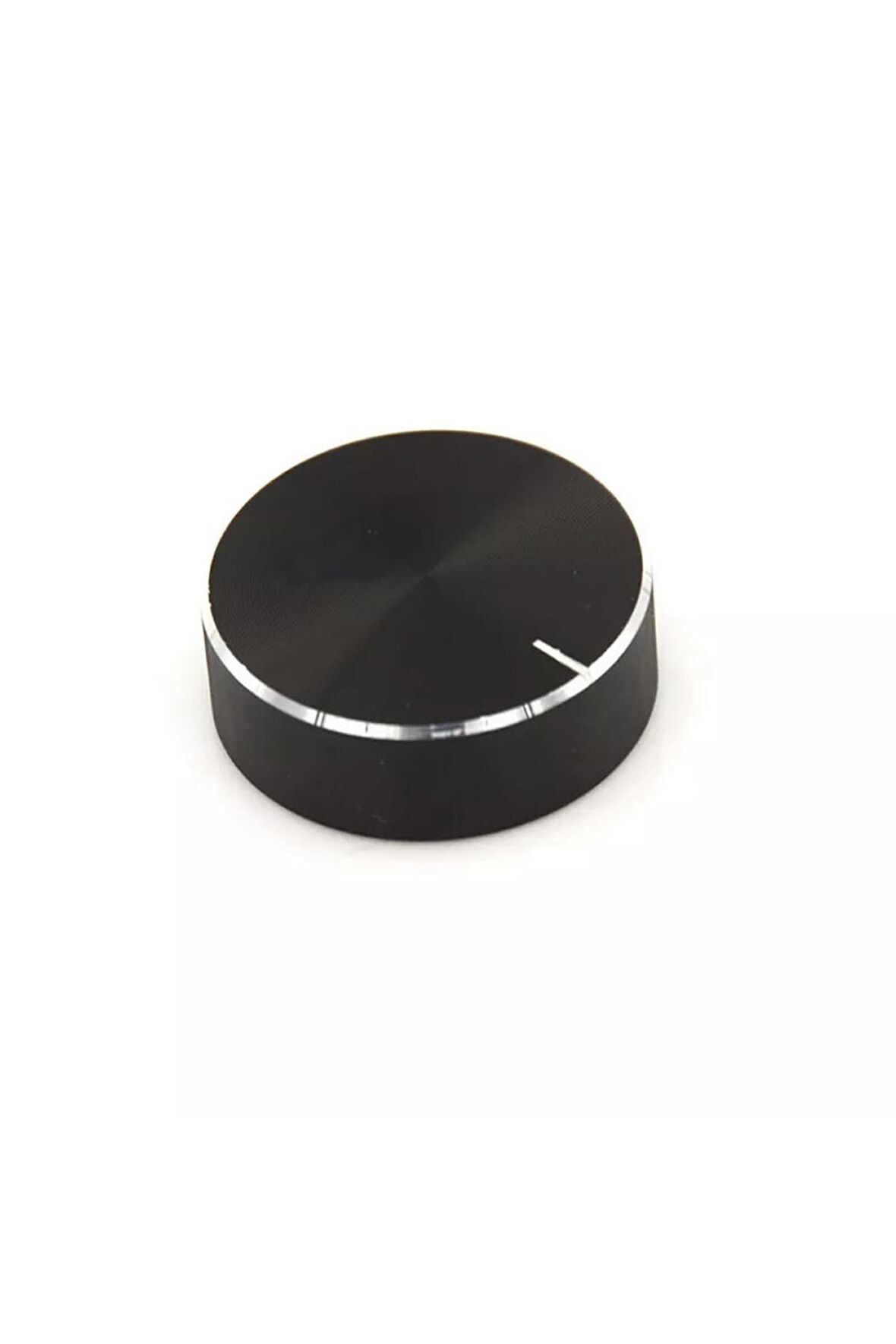Alüminyum Pot Başlığı 30mm 6mm Tırtıklı Mil Siyah Metal Rotary Enkoder Potansiyometre Ses Kontrol