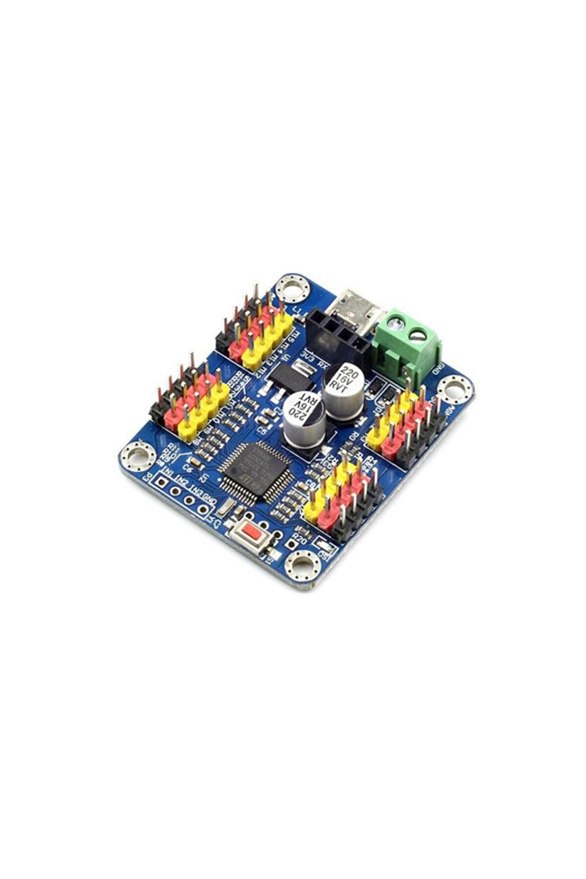 16 Kanal Pwm Servo Motor Kontrol Kartı Ttl Bluetooth Pcb