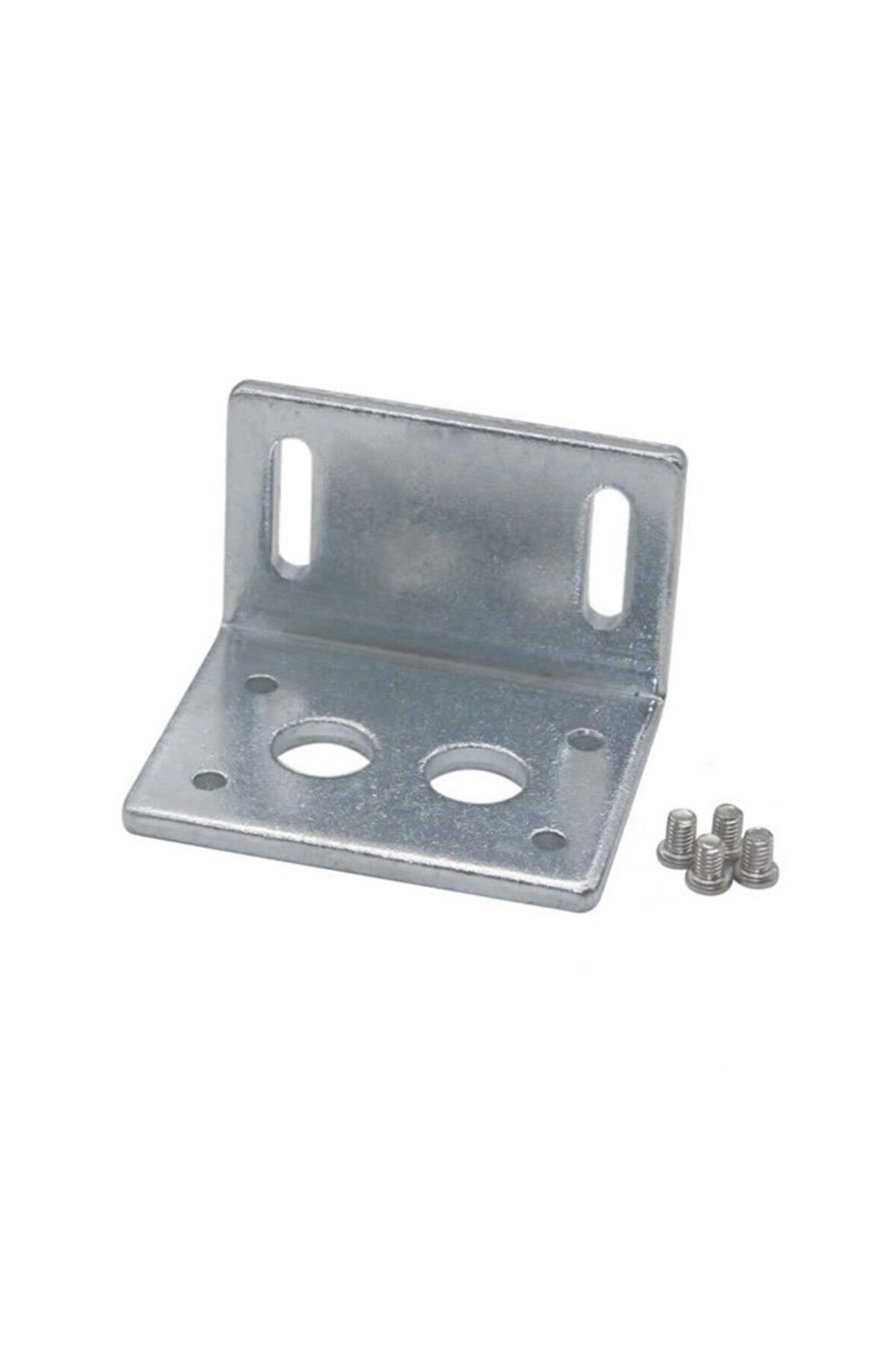 Jgy370 Dc Motor Montaj Parçası Bracket Çelik L Demir Parça