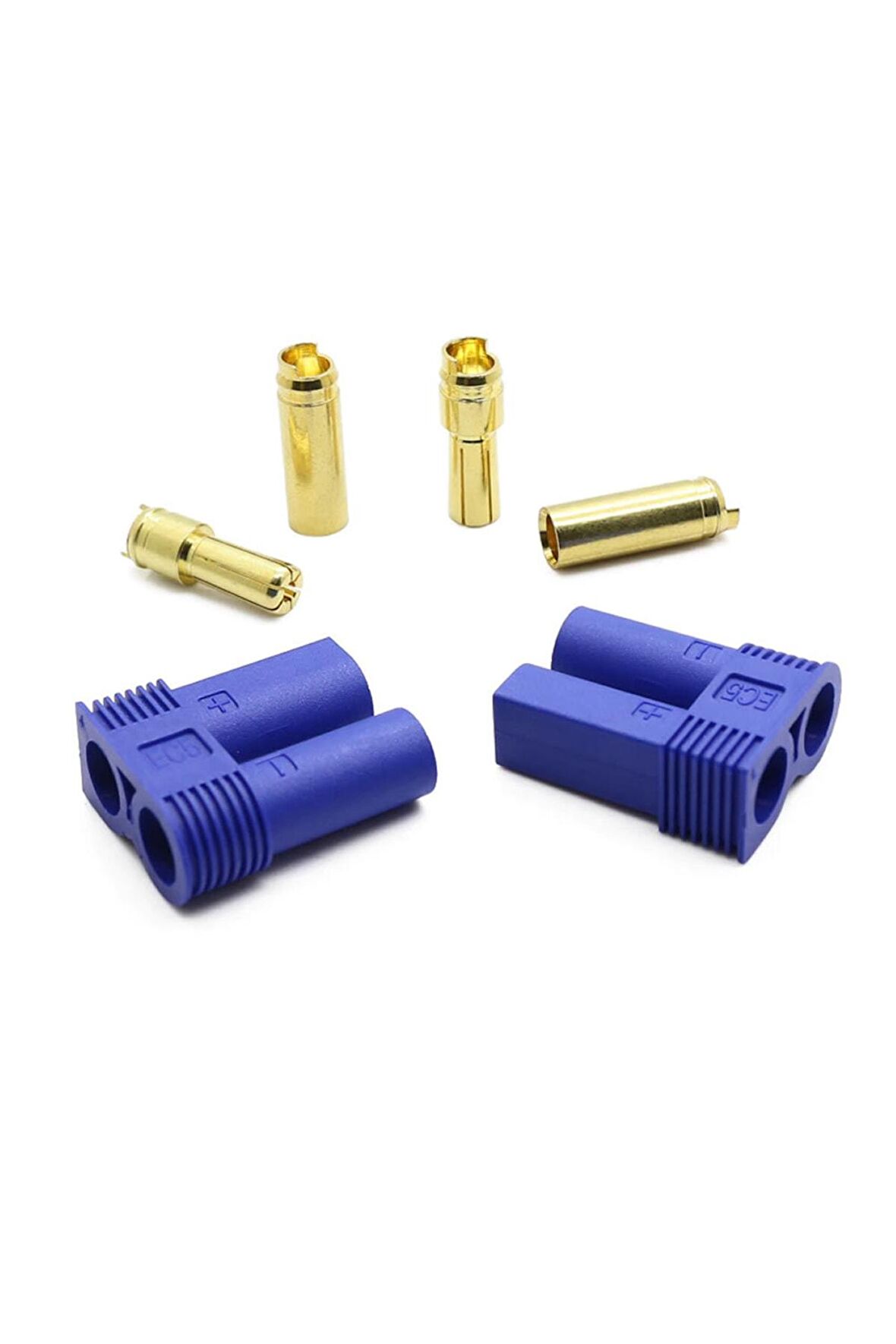 Ec5 Dişi Erkek Konnektör Çifti 5mm Altın Banana Tip 100a Rc Lipo
