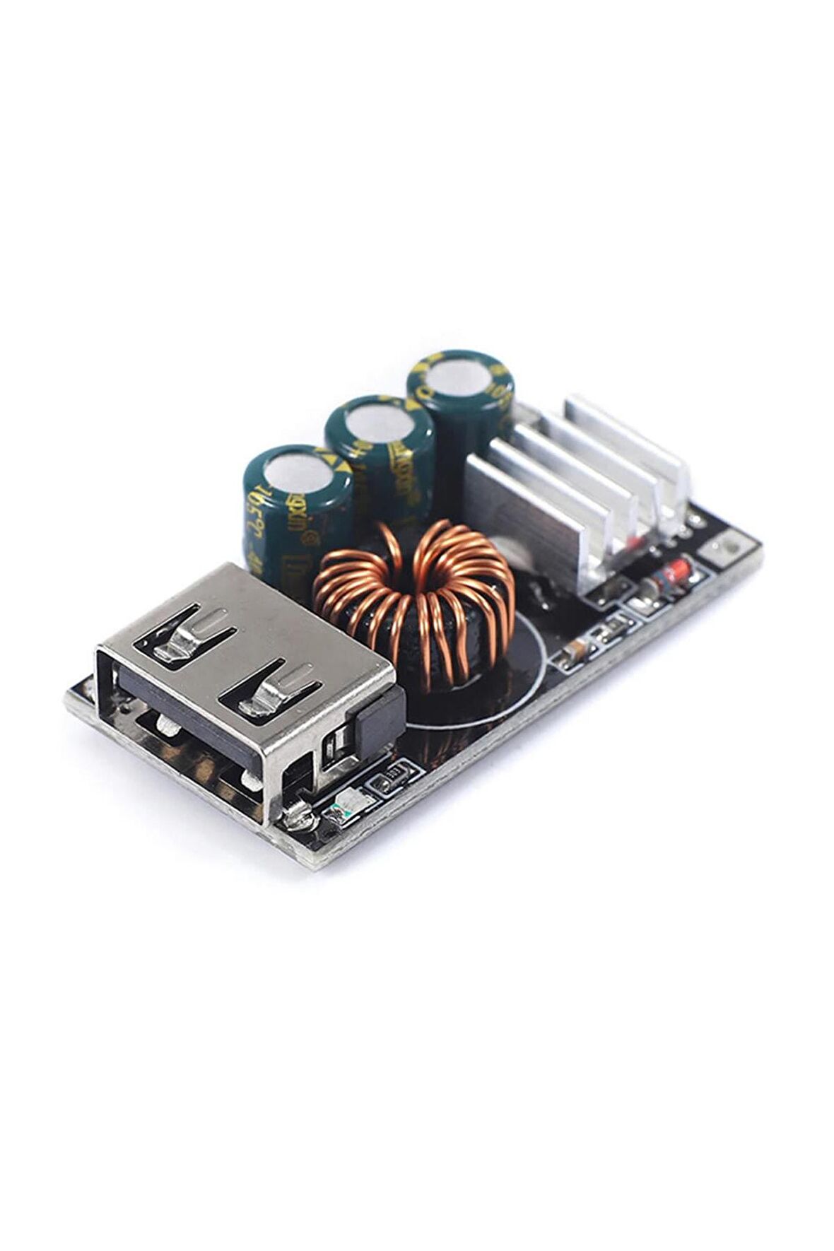Qc3 Hızlı Şarj Modülü Dc 10-32v 24w To 5v Usb Voltaj Düşürücü Cep Telefonu Apple Android