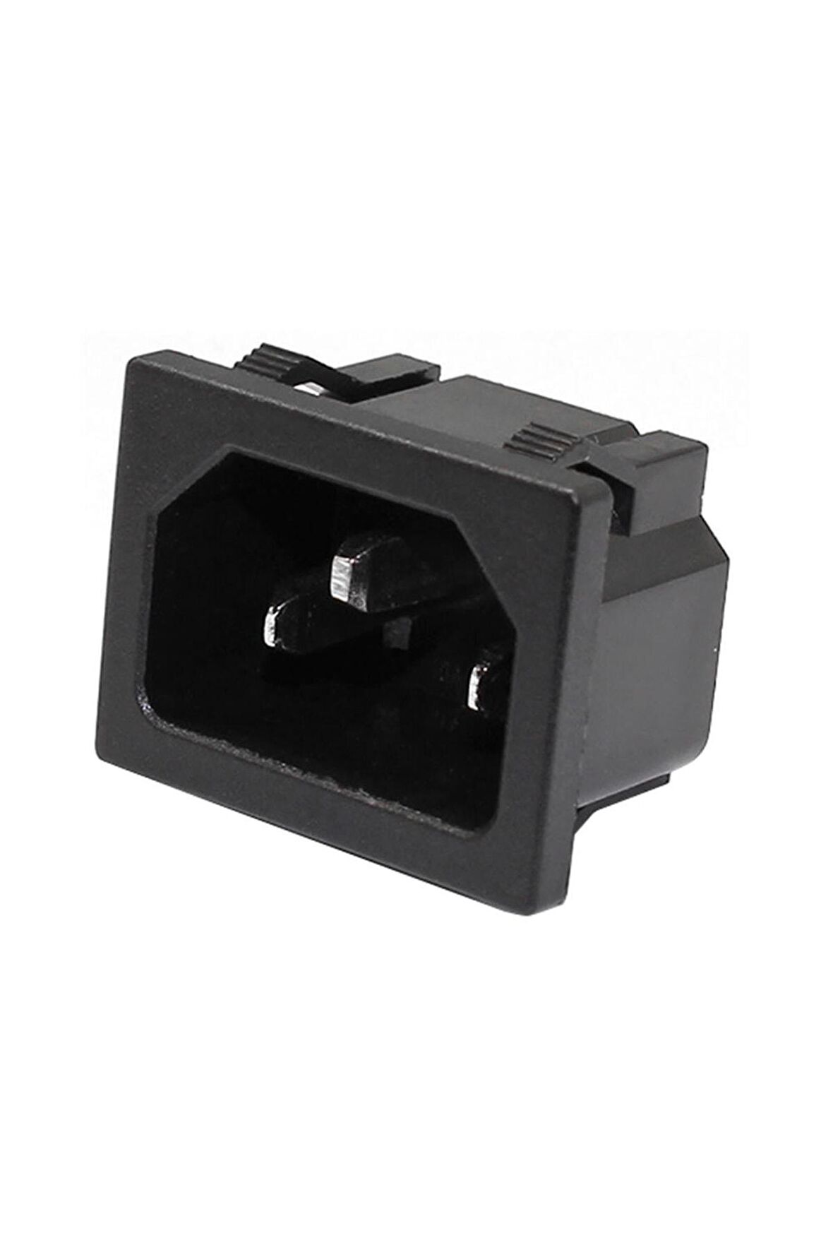 220v 15a Ac Erkek Power Giriş Soketi C14 3 Pin Panel Montaj Tip