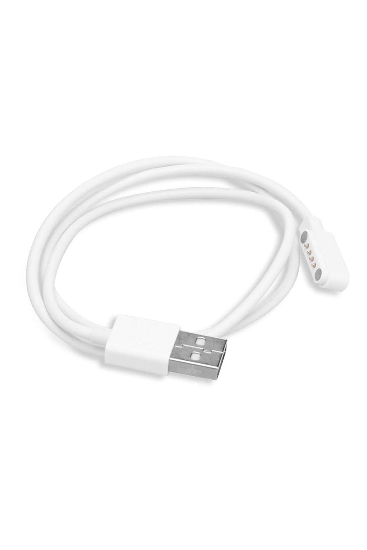 Usb 4 Pin Pogo Kablo Akıllı Saat Manyetik Sabitleyici Şarj Kablosu Usb 2.0