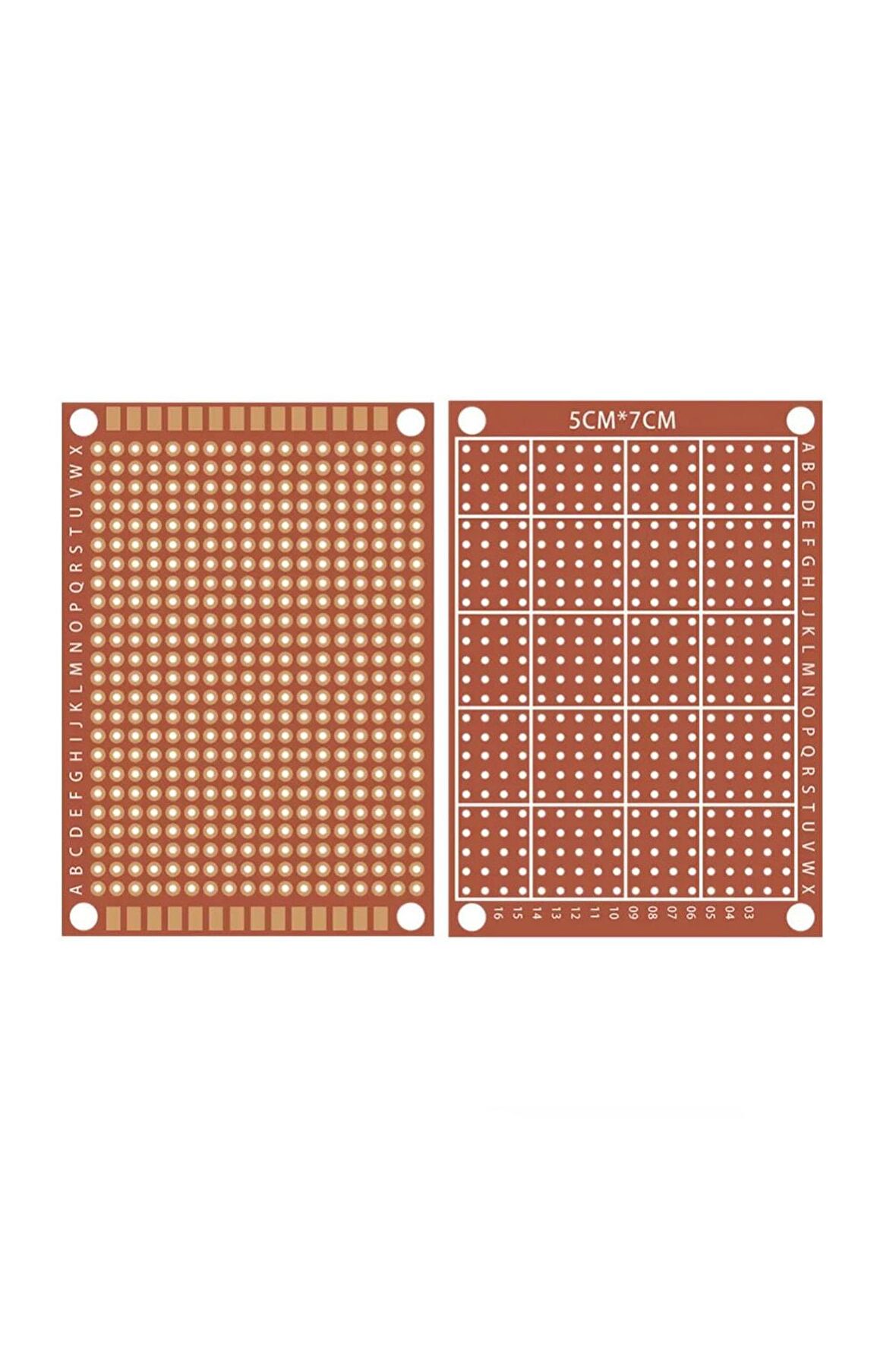 5x7cm Pertinaks Proto Pcb 18x24=432 Adet Bakır Delik 2.54mm