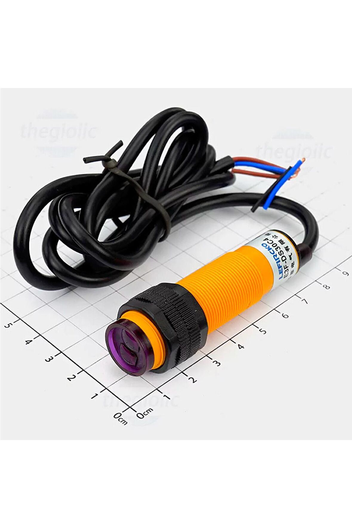E3f-ds30c4 Ir Kızılötesi Mesafe Sensörü Mz80 Npn No Infrared Optik 30cm Engel Algılayıcı