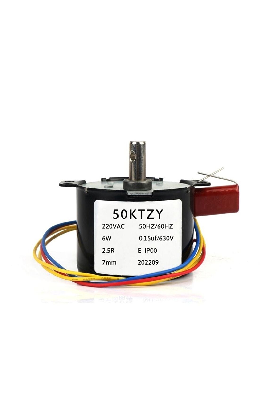 50ktyz 2.5rpm Ac Motor Kuluçka Viyol Çevirme 220v Senkron Metal