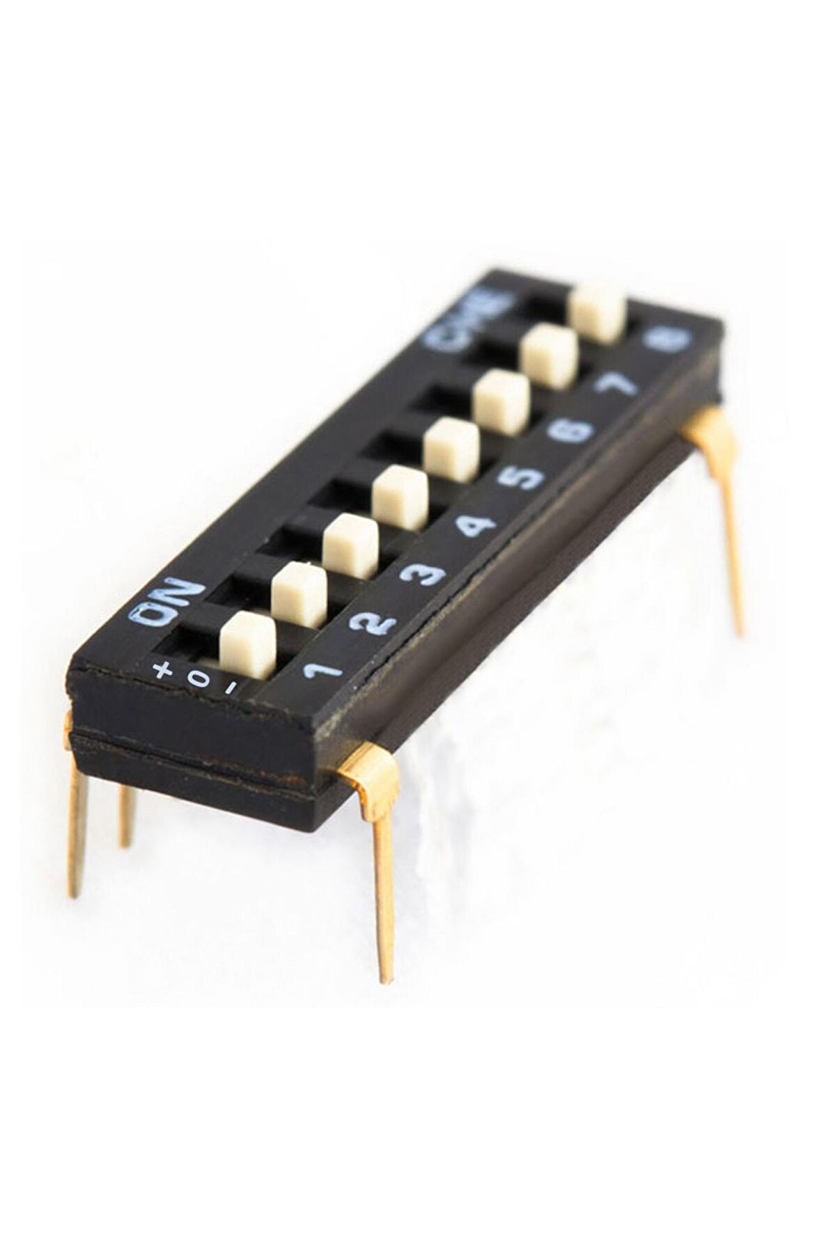 Tristate 8li Dip Switch 8 Pin Siyah Anahtar Açık Kapalı Seçim Adres Ayar + Off - Pull Up/down