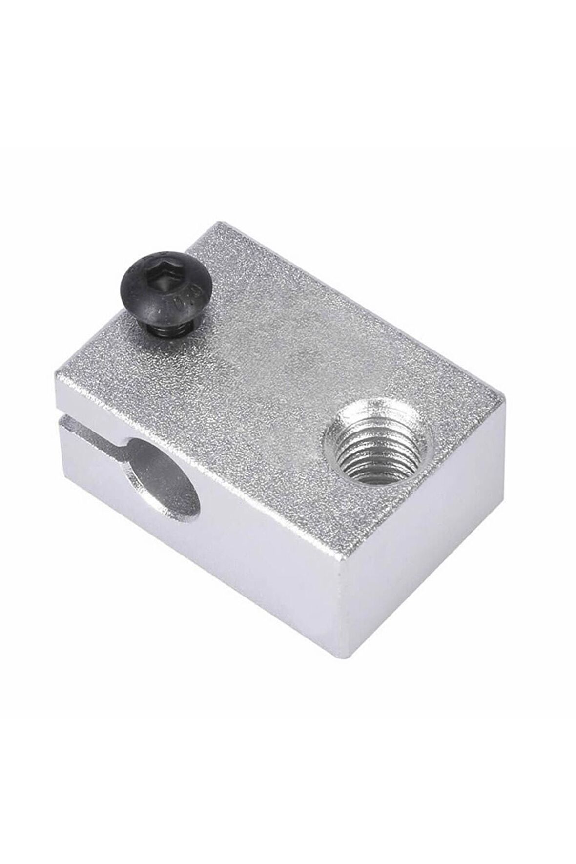 V6 3d Yazıcı Alüminyum Extruder Isıtıcı Blok 1.75 / 3.0mm Filament Uyumlu 6mm Isıtıcı Yuva