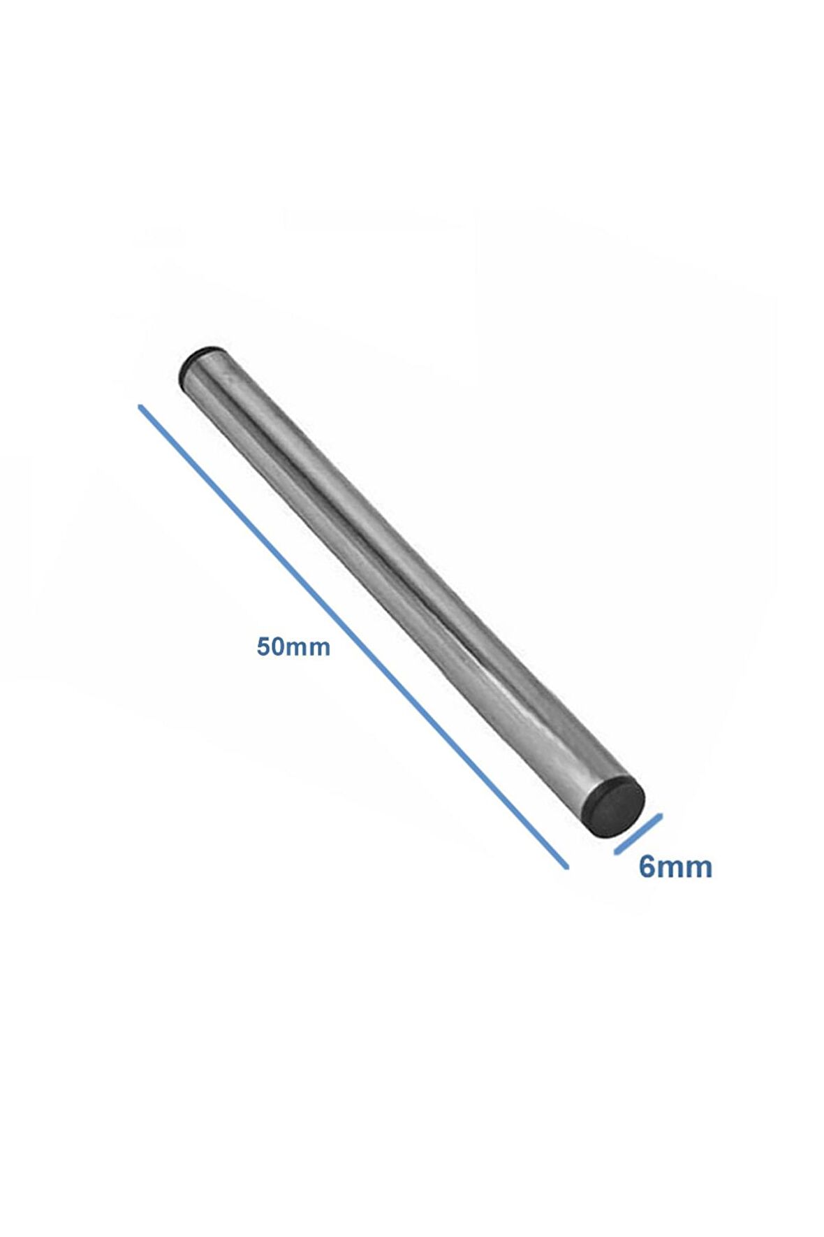 Çelik Sensör Başlığı 6x50mm Kılıf Sıcaklık Isı Sensör Kutusu Metal Tüp Boru Sensör Koruyucu