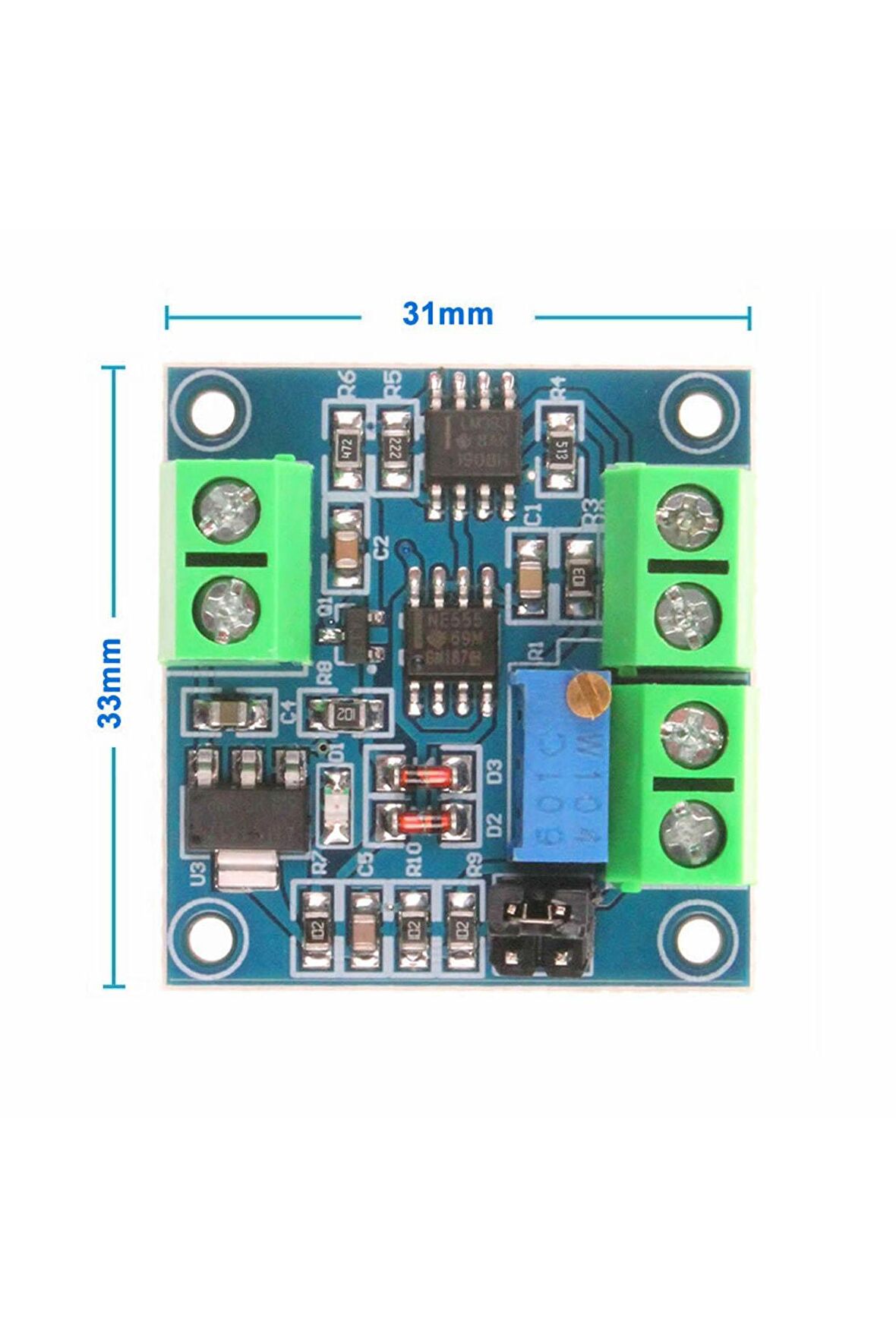 Voltaj To Pwm Çevirici Modül 0-5v/0-10v To 0-100% Gerilim Analog Dijital Sinyal Dönüştürücü