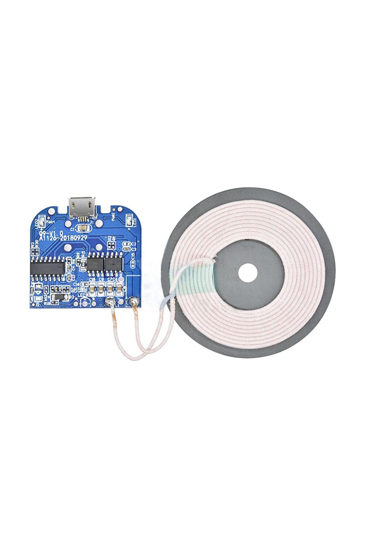 Kablosuz Şarj Modülü Qi 10w 2a Mobil Akıllı Telefon Oyuncak Pil Şarj Transmiter Micro Usb