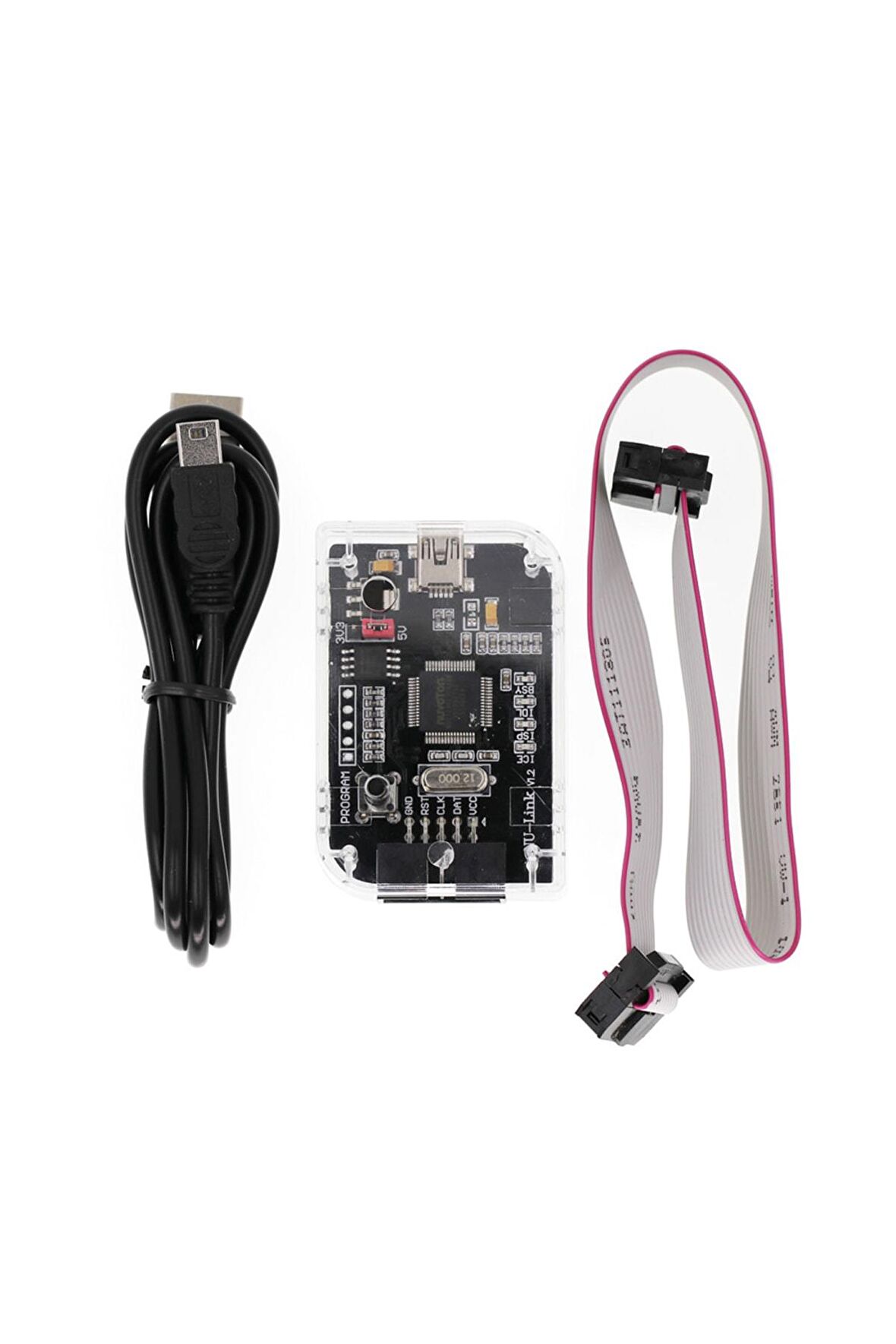 Nuvoton Nu-link Icp Programlayıcı Hata Ayıklayıcı Mini Usb Arm Cortex M0 M4 Nu Micro Emülatör