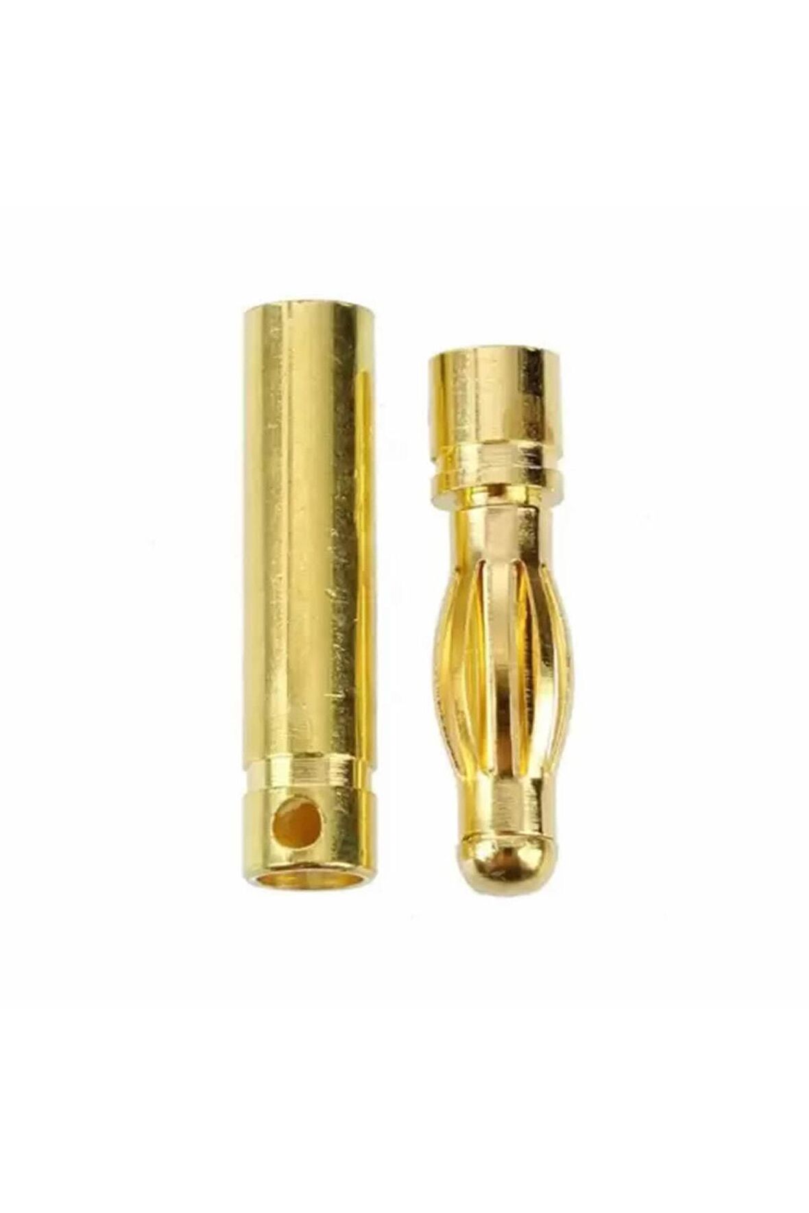 4 Çift 4mm Altın Kaplama Banana Dişi Erkek Soket 40a Pil Batarya Lion Bullet Plug Kablo Konnektör