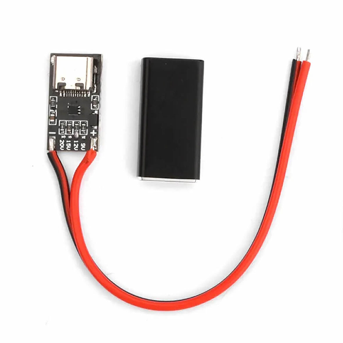 PD/QC Hızlı Şarj Adaptörü Voltaj Tetikleyici Modül Decoy Kutulu 9-12-15-20V Sabit Voltaj Yük Type-C