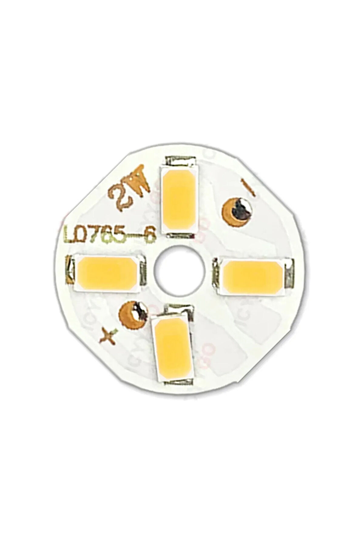 5730 6V 2W 20mm Beyaz 4 Ledli Modül Aluminyum Pcb Lamba Halka Led Aydınlatma Işık
