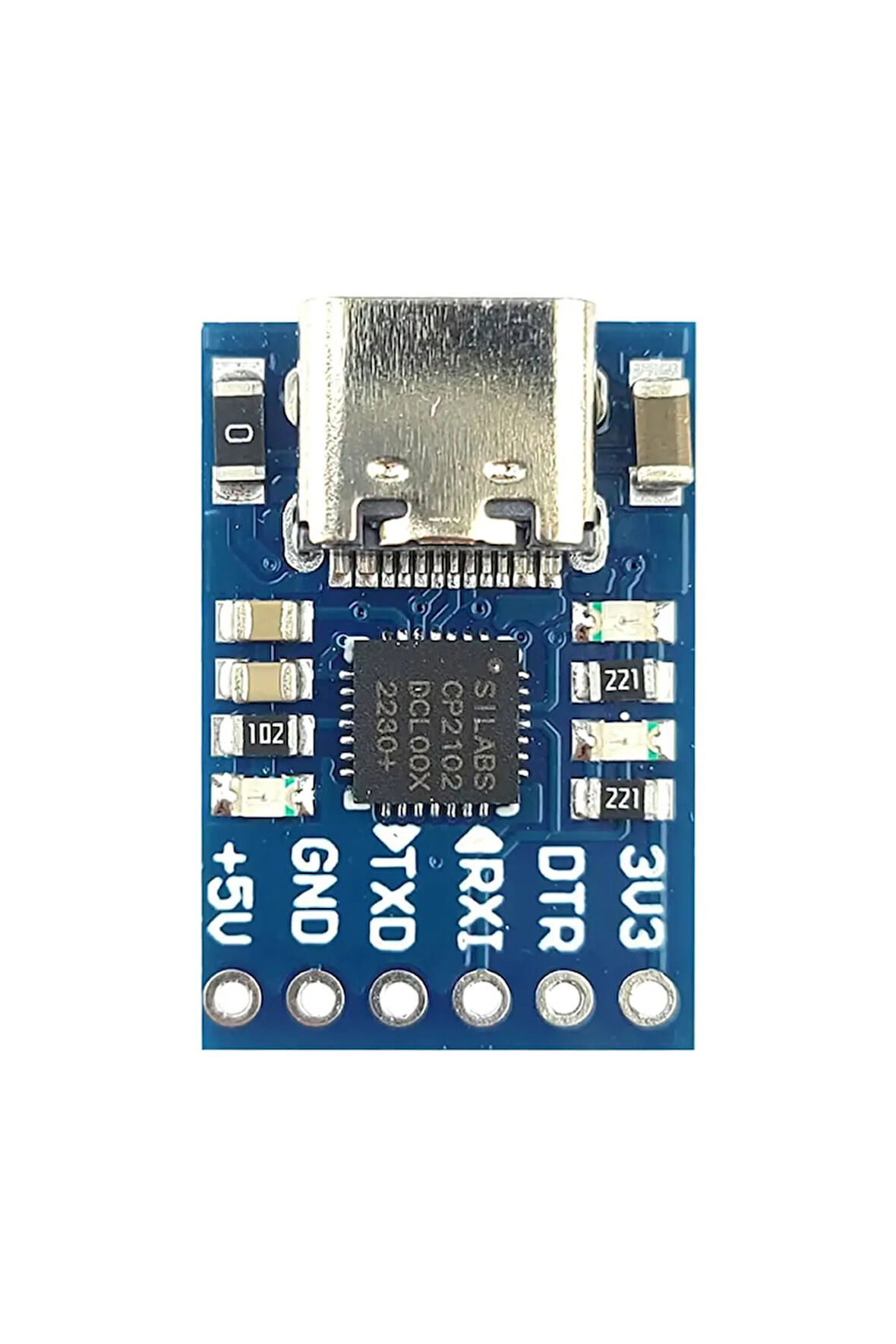 CP2102 USB to RS232 TTL UART Çevirici Modül Type C Usb Seri Port Haberleşme Mcu Uydu Alıcı Tel GSM
