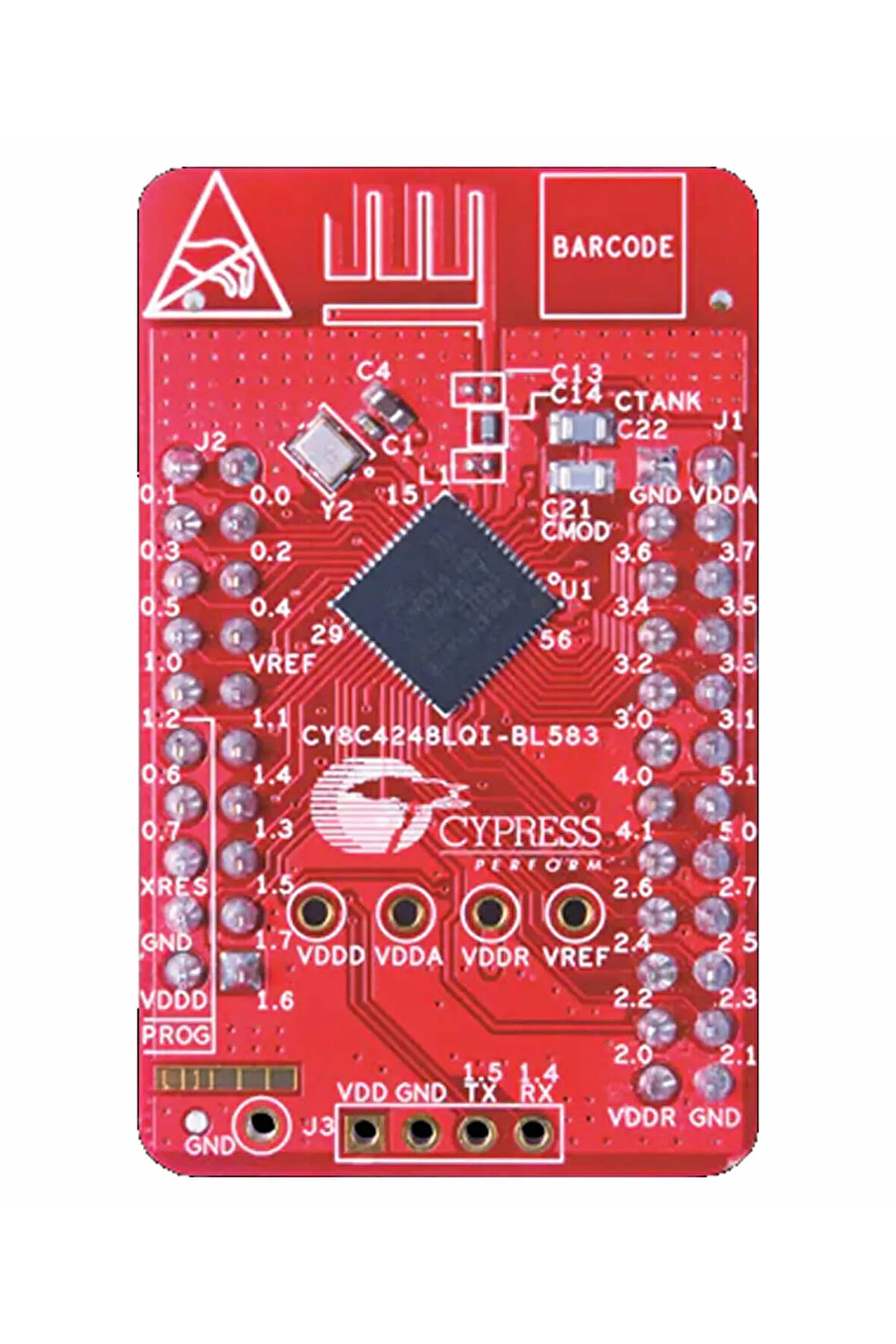 Infineon PSoC 4 CY8CKIT-143A CY8C4248LQI-BL583 Bluetooth 4 ARM Cortex-M0 Geliştirme Kartı Kit