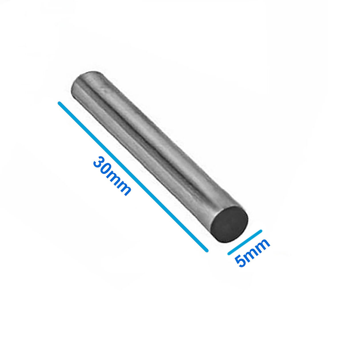 Çelik Sensör Başlığı 5x30mm Kılıf Sıcaklık Isı Sensör Kutusu Metal Tüp Boru D818b20 Ntc Lm35 PT100
