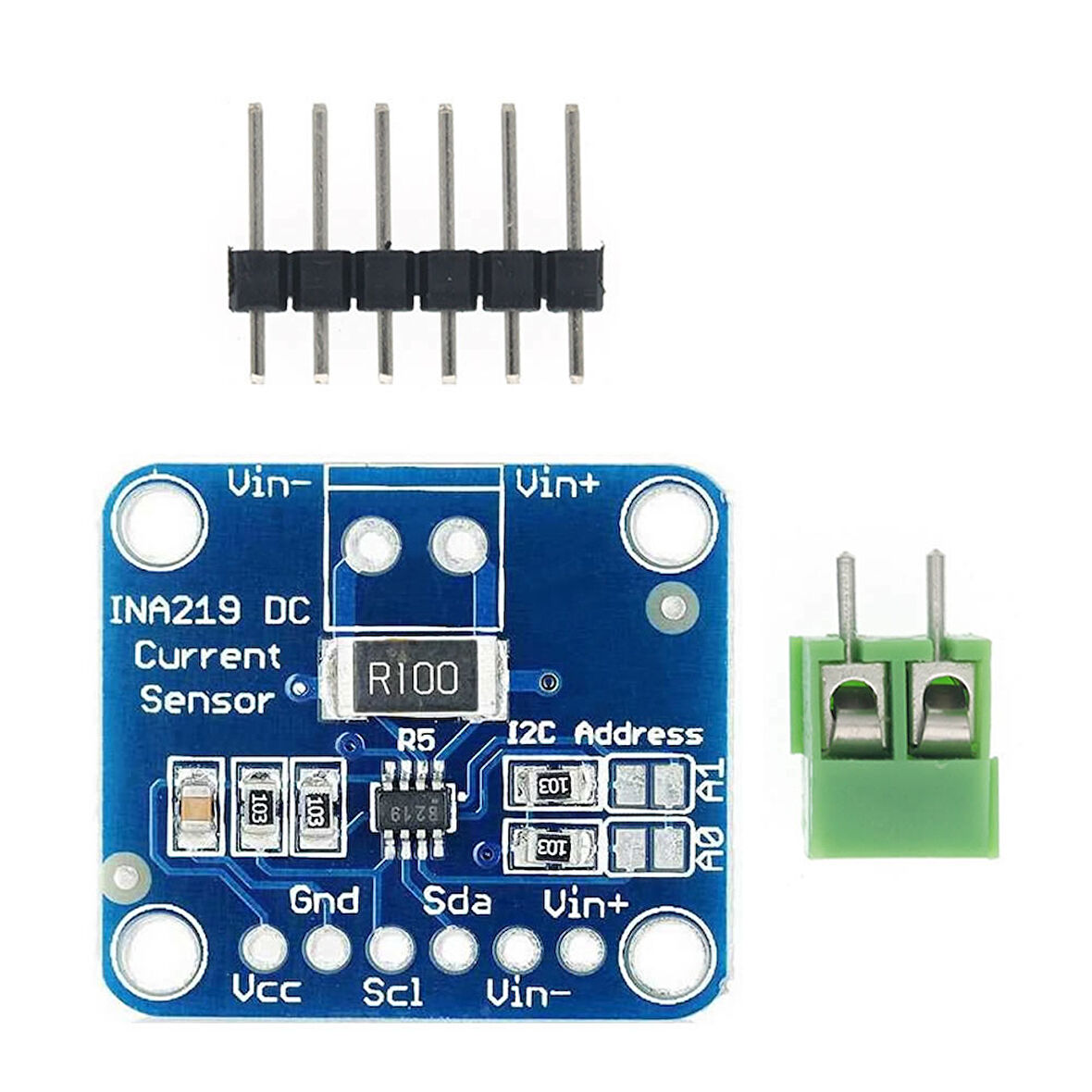 INA219 Dc Voltaj Akım Güç İzleme Sensör Modülü Çift Yönlü 26V 3A IIC Haberleşme 12 Bit Yüksek Hassas