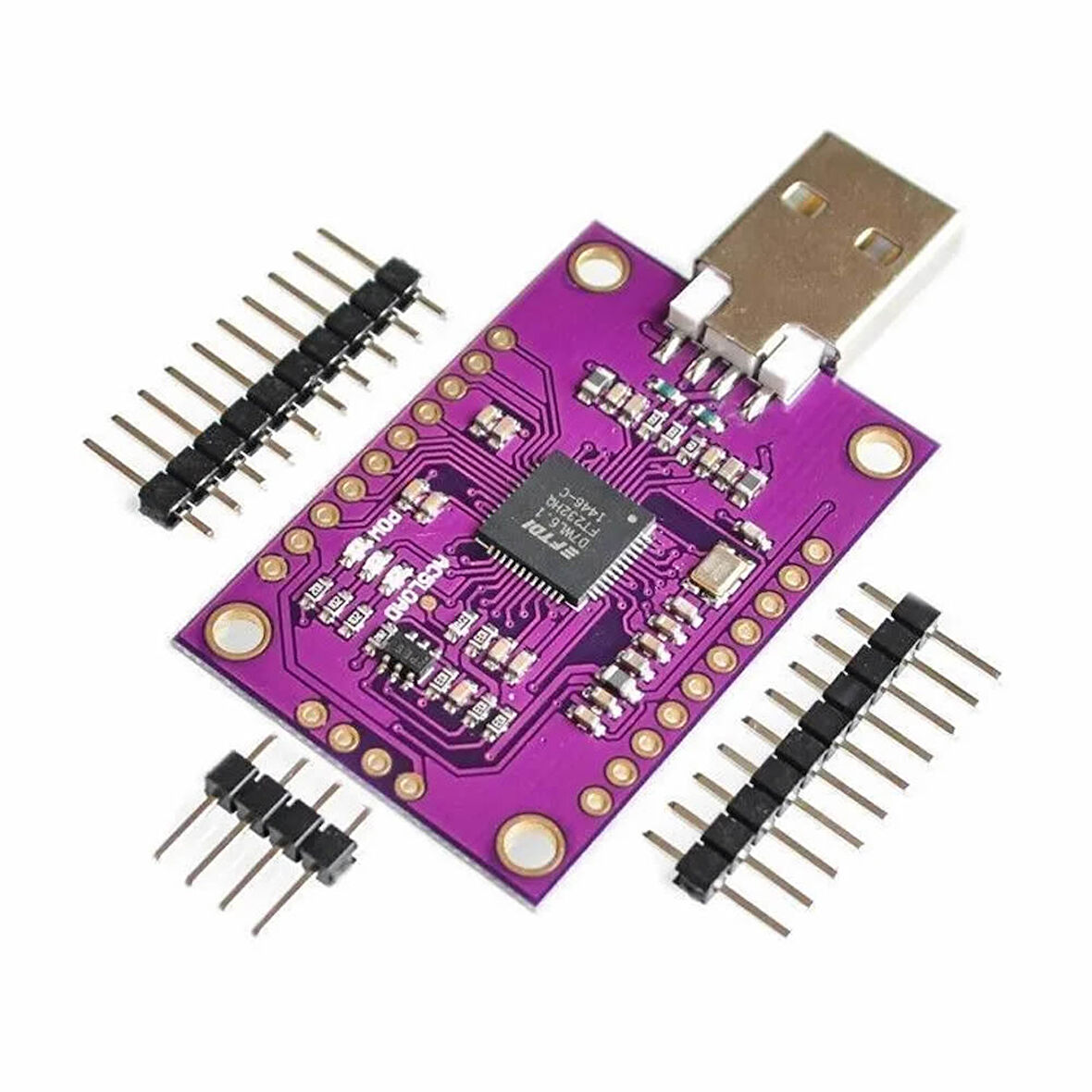 FTDI FT232HQ USB Çevirici Modül Uart Rs232 Rs485 Jtag Flash Card Fifo SPI I2C MPSSE 8051